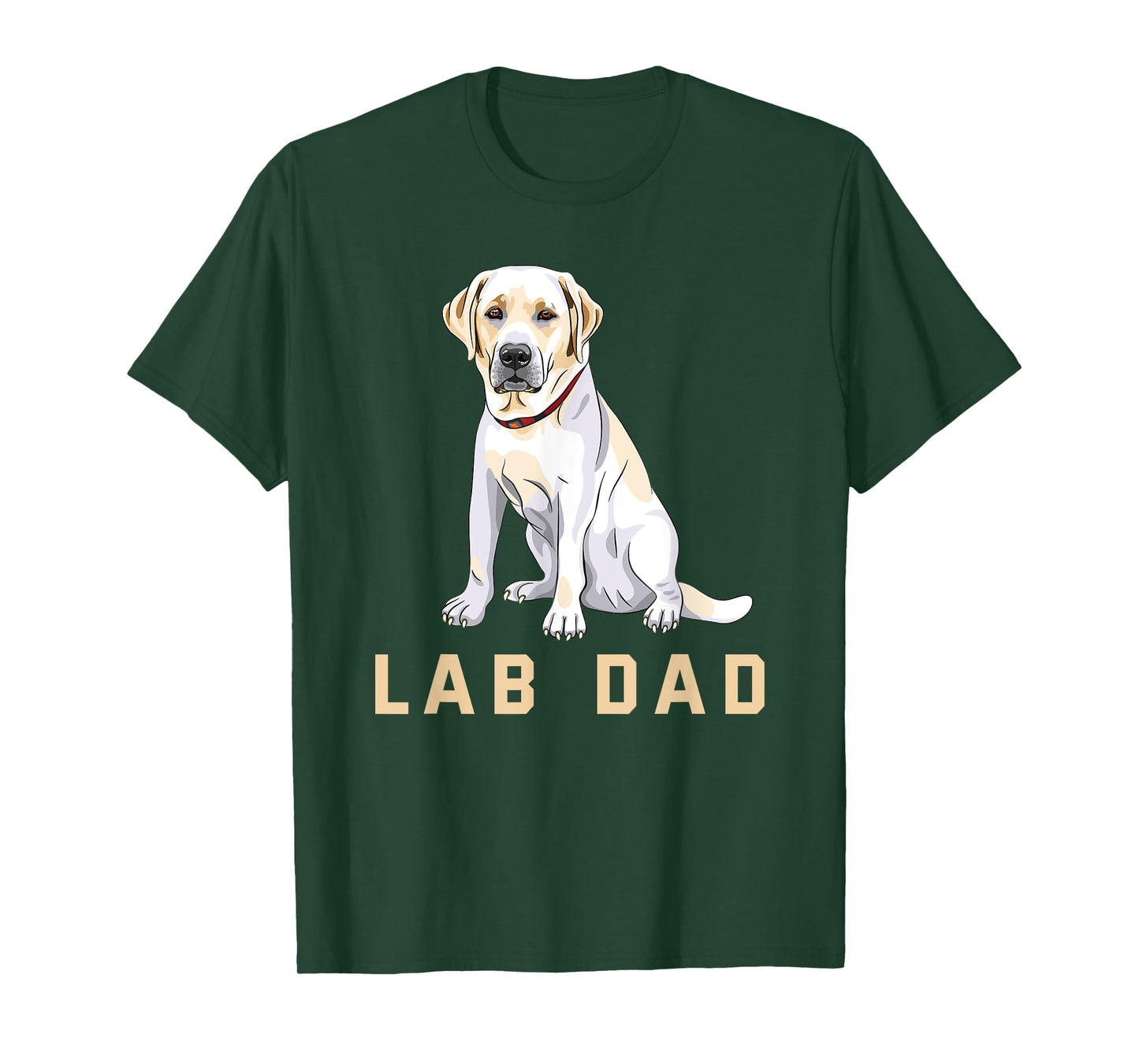 Lab Dad Yellow Labrador Retriever Shirt For Men T-Shirt