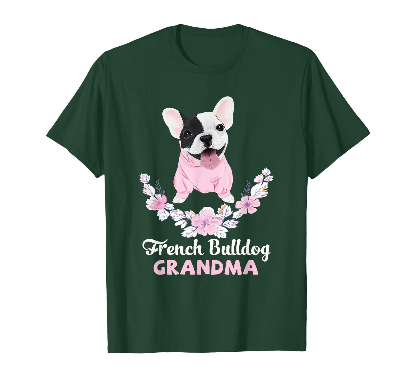French Bulldog Grandma Frenchie Grandma T-Shirt for Men Women Girls Kids