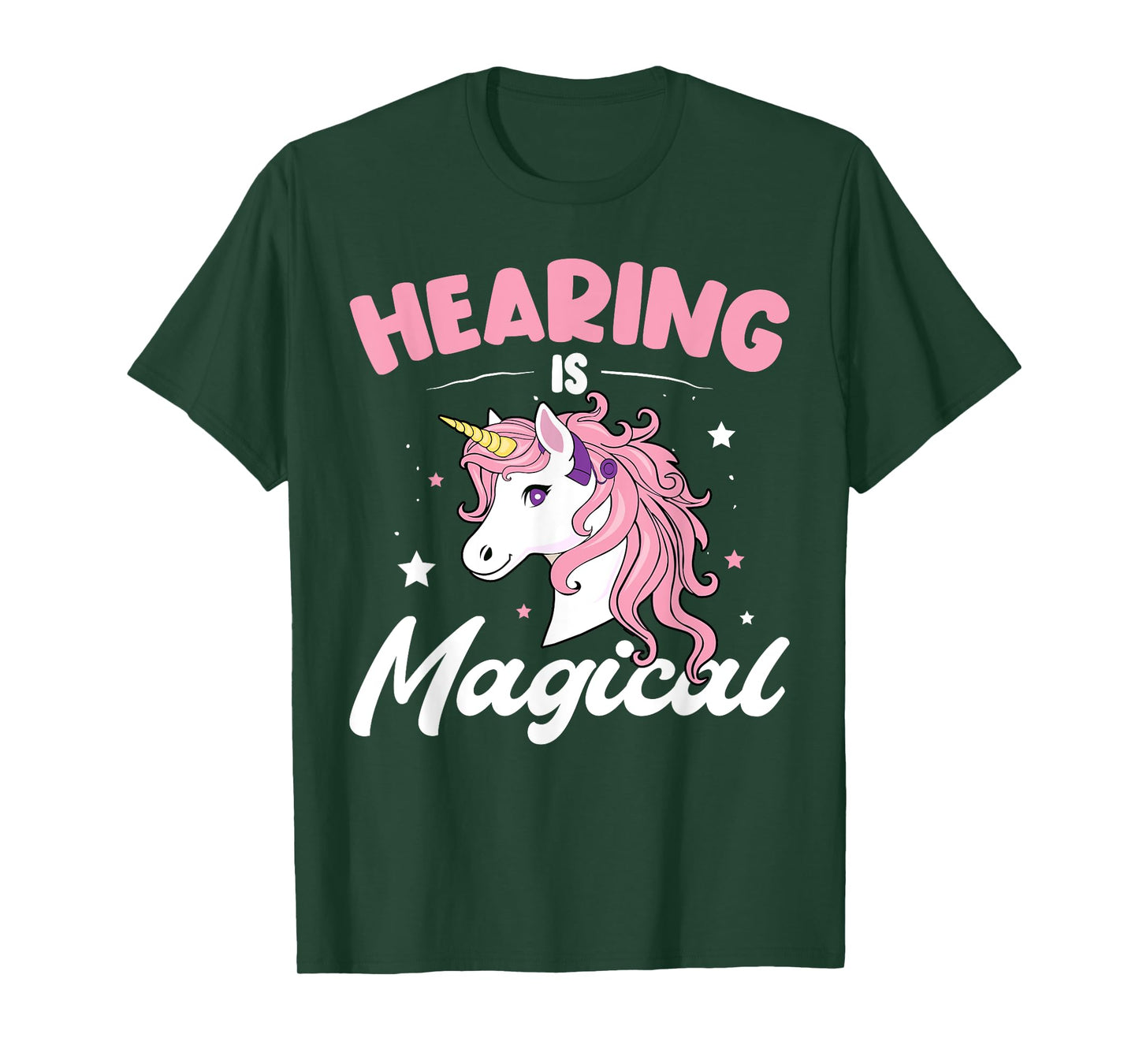 Unicorn Cochlear Implant For Hard Of Hearing And Deaf People T-Shirt