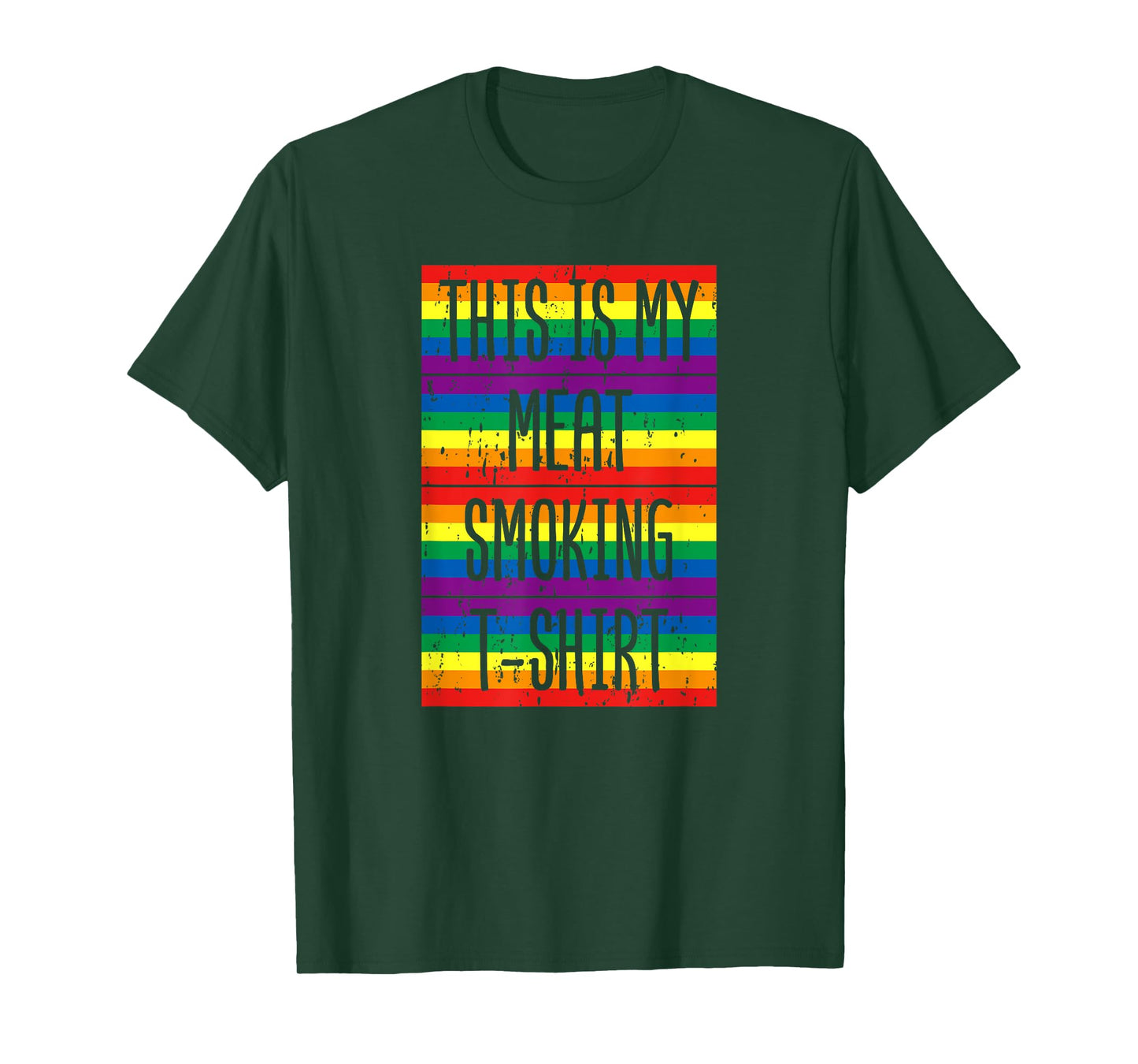 Barbecue Smoker Shirt This Is My Meat Smoking LGBT BBQ T-Shirt