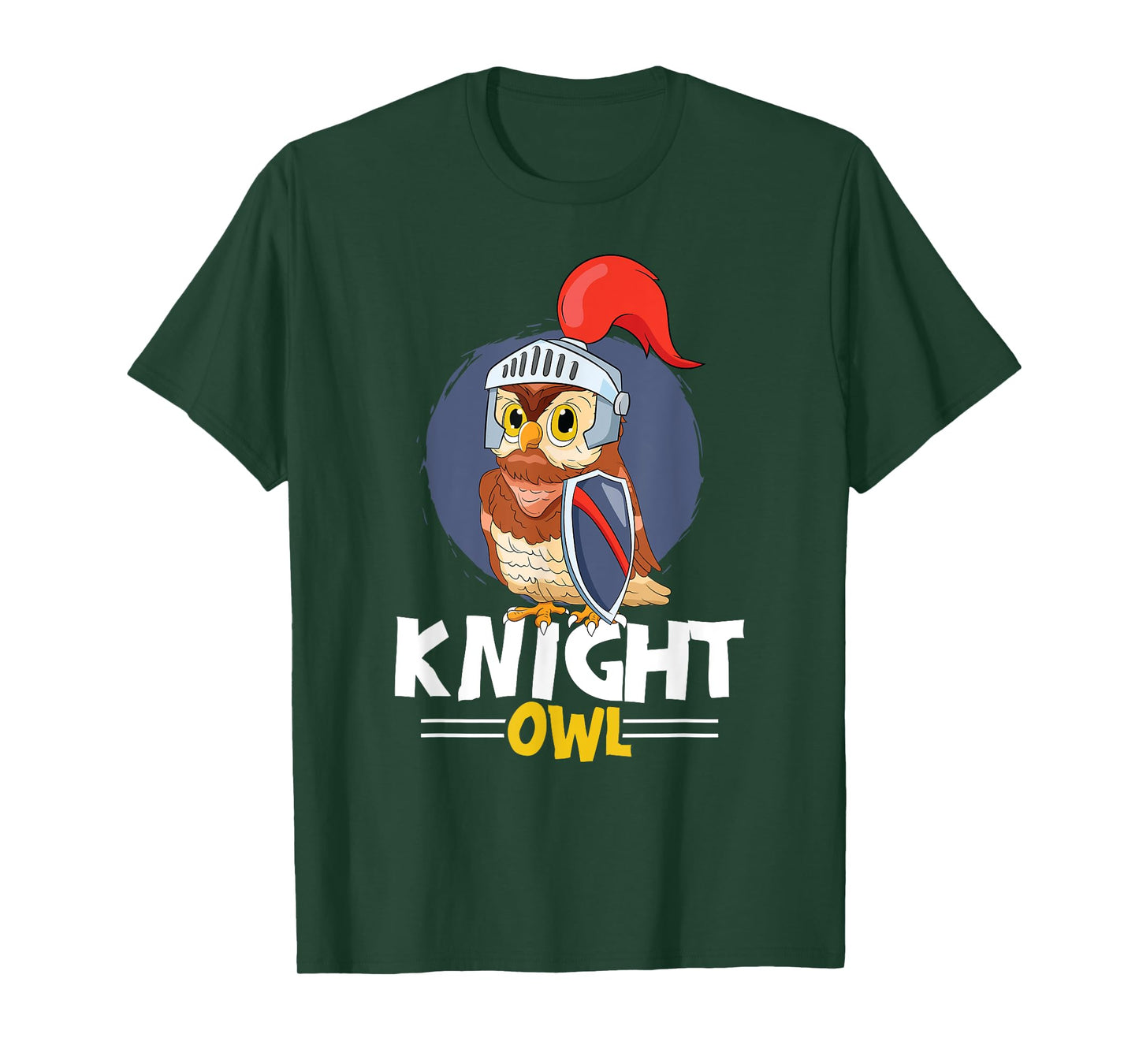 Knight Owl Nocturnal Ornithologist Birds Of Prey T-Shirt