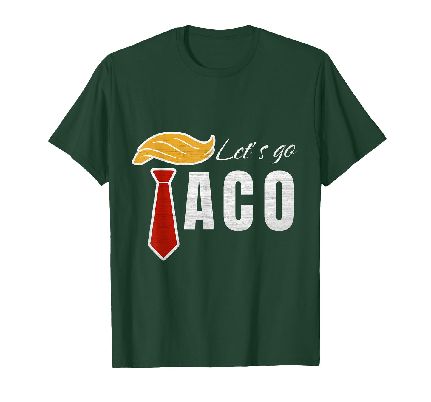 Let’s Go Taco Funny Vintage USA Flag, Let’s Go Taco Funny T-Shirt
