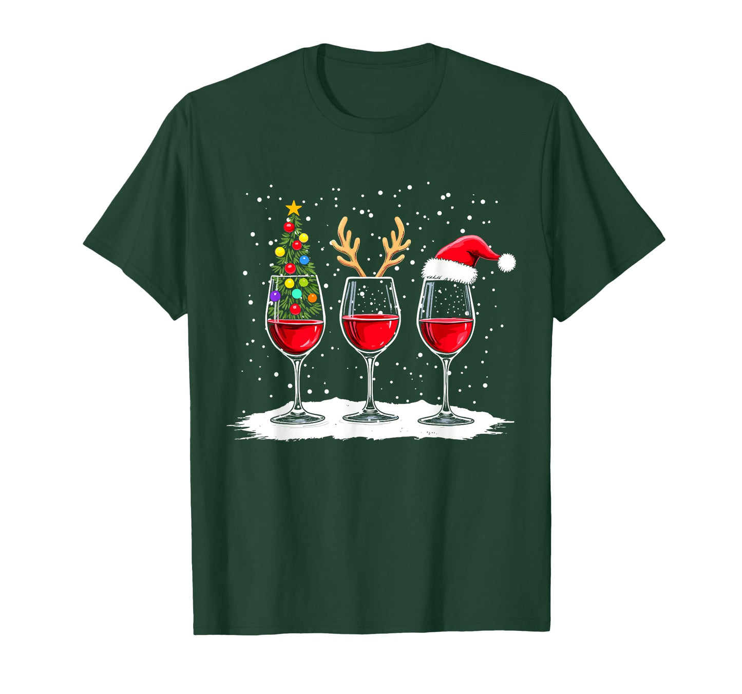 Funny Xmas Outfit Adult Couples Christmas Pajamas T-Shirt