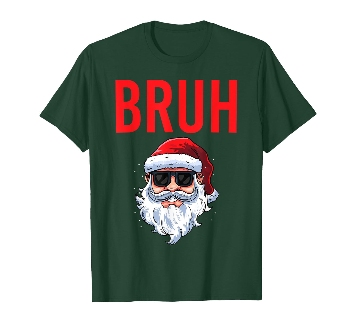 Merry Christmas Bruh Meme Funny Saying for Brother Boys Men T-Shirt