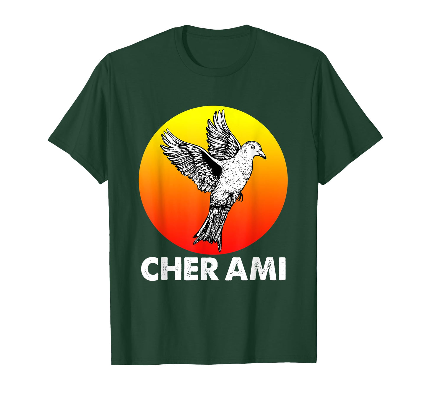 Cher Ami World War Hero Carrier Pigeon T-Shirt