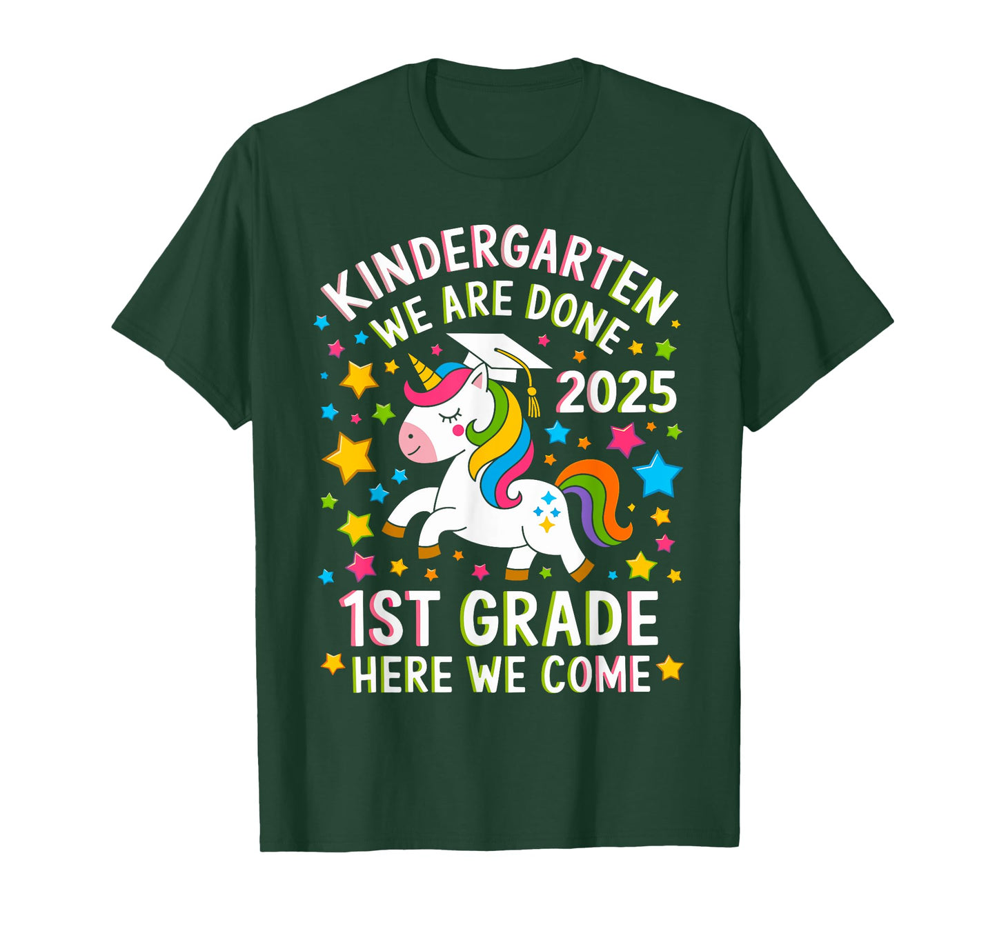 Kindergarten Graduation Class Of 2025 Girls Toddler T-Shirt