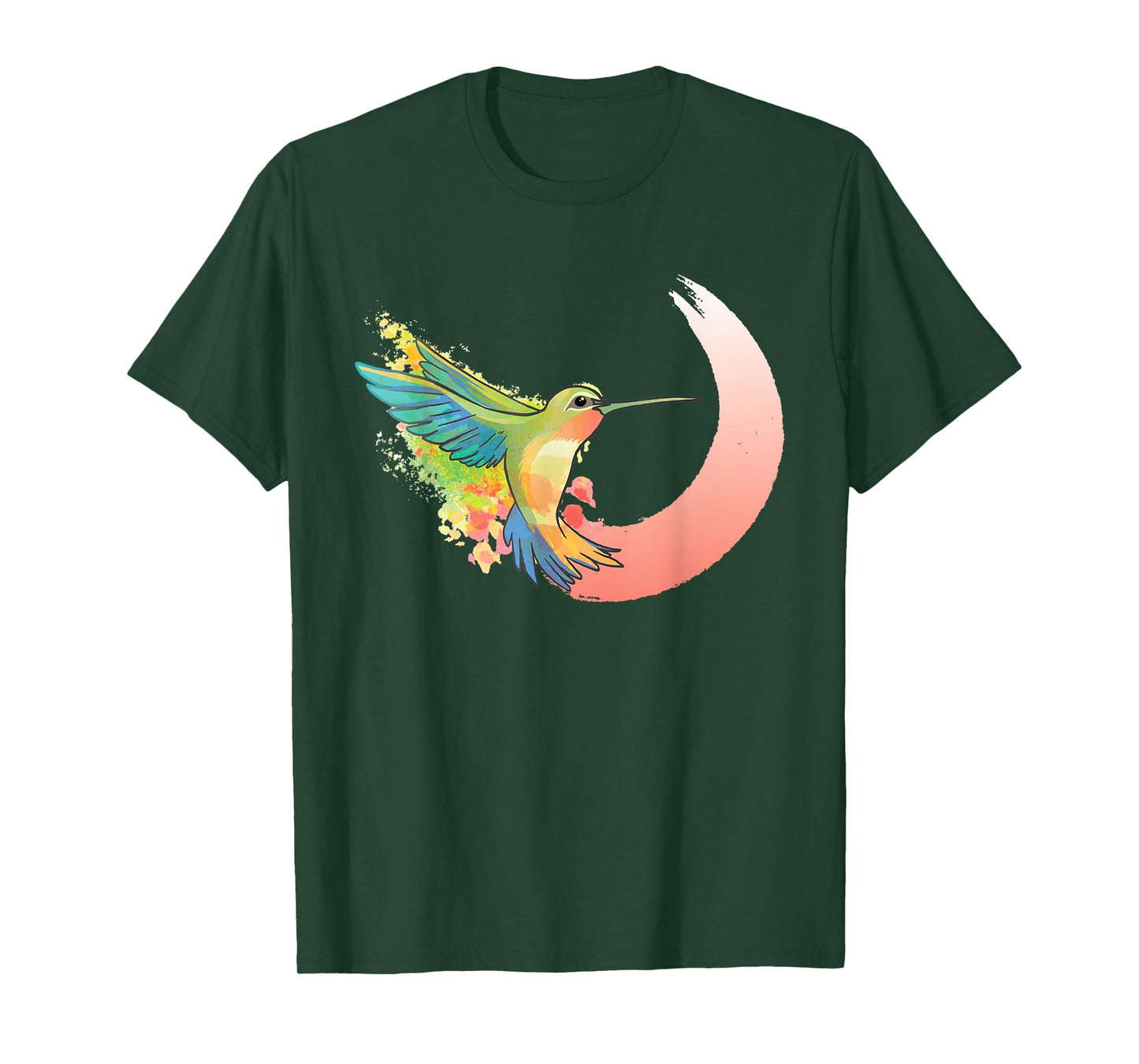 Watercolour hummingbird. T-Shirt