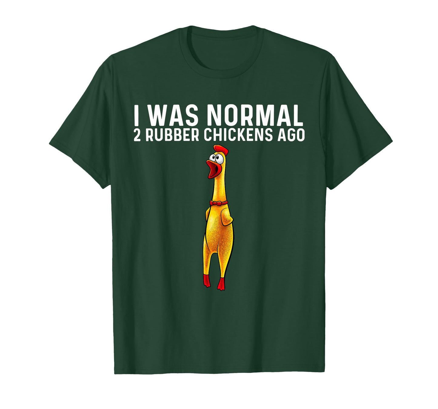 Funny Rubber Chicken Design For Men Women Chicken Toy Lovers T-Shirt