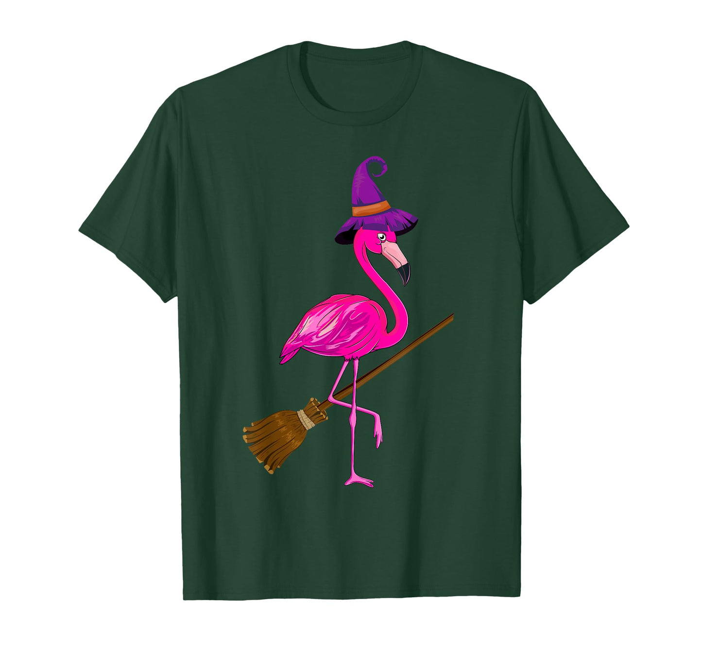 Happy Halloween Pumpkin Flamingo - Flamingo Lover Halloween T-Shirt