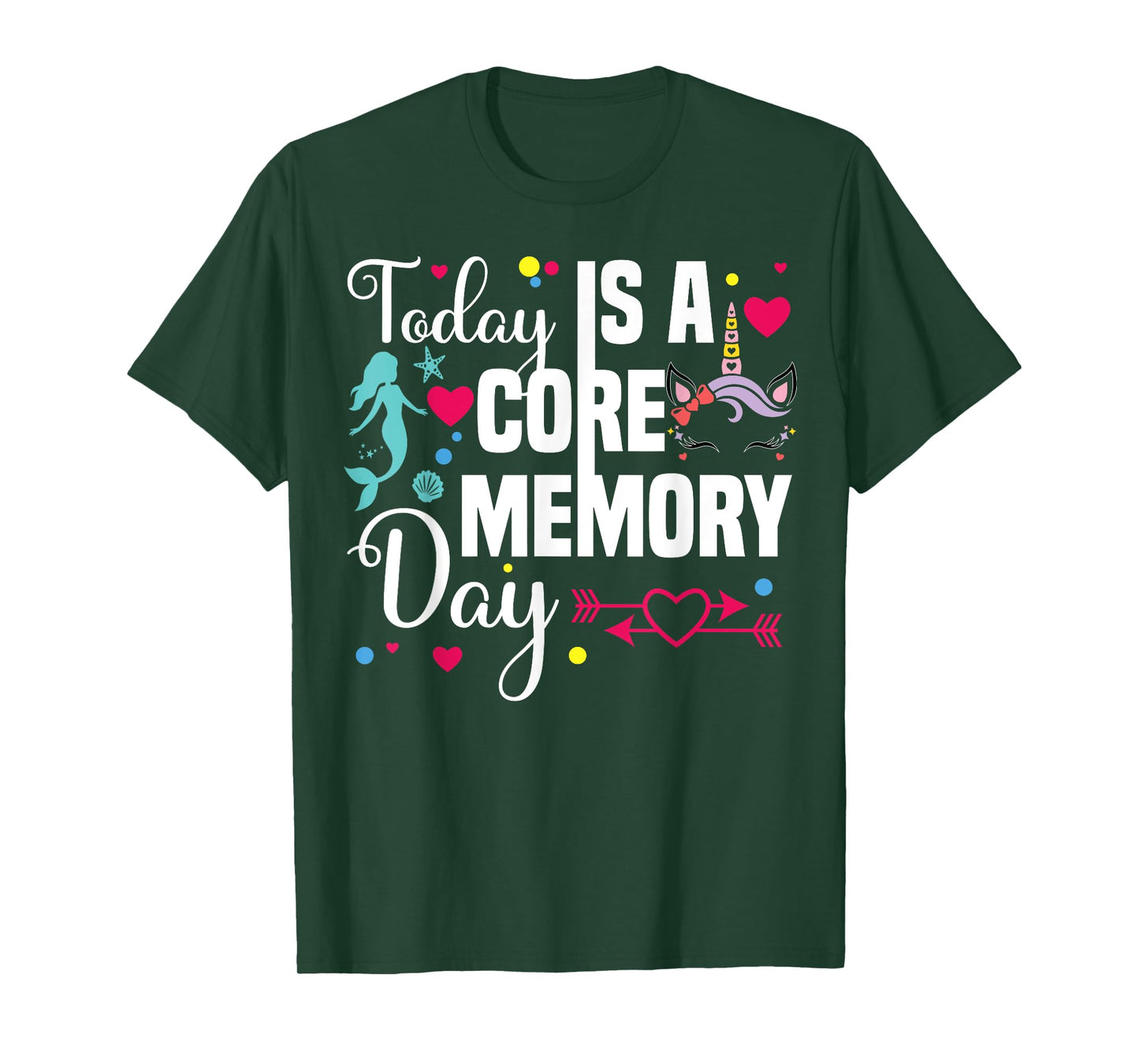 Today Is A Core Memory Day kids girls Emotions Out T-Shirt
