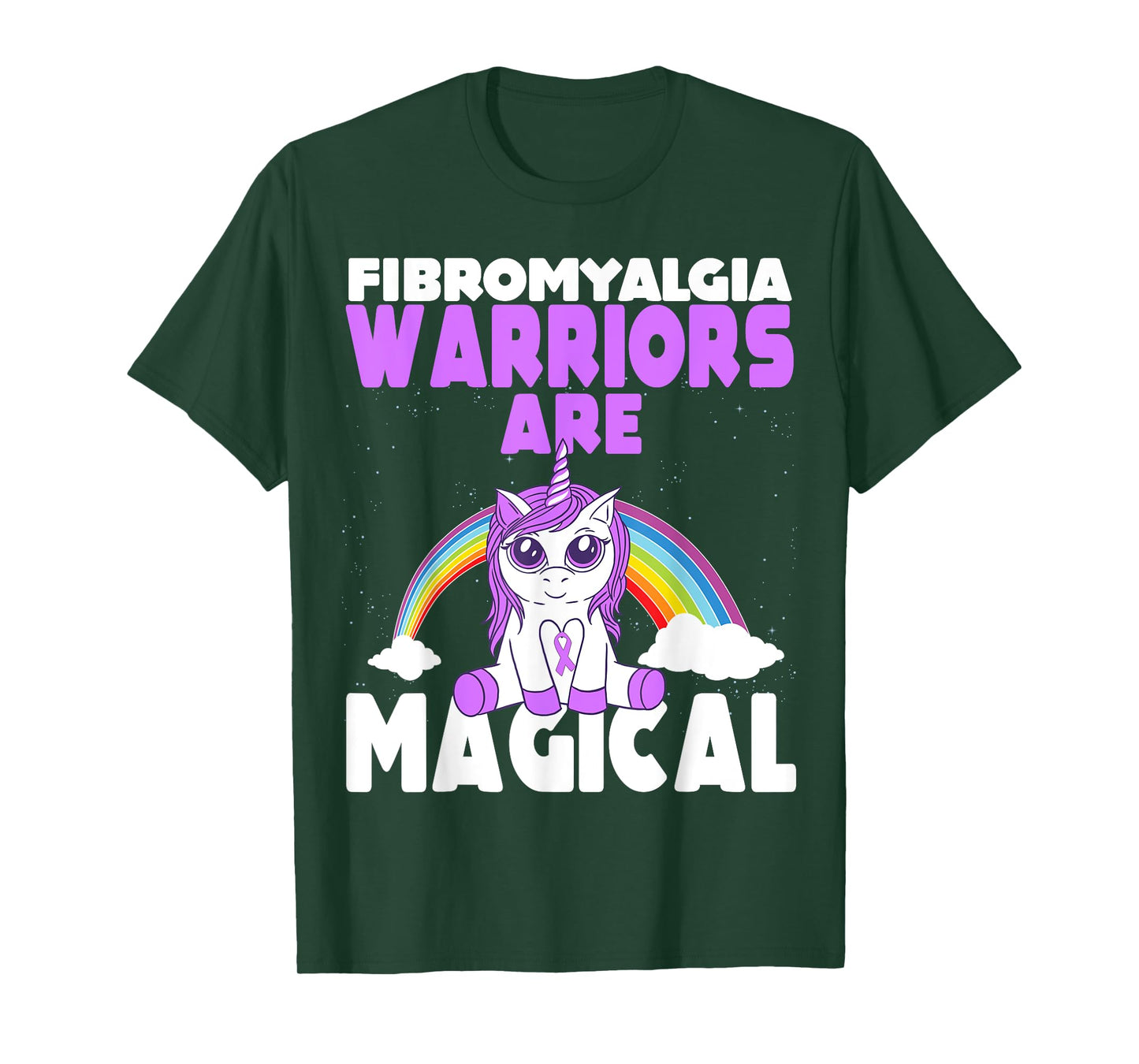 Fibromyalgia Awareness Warriors are magical Unicorn T-Shirt