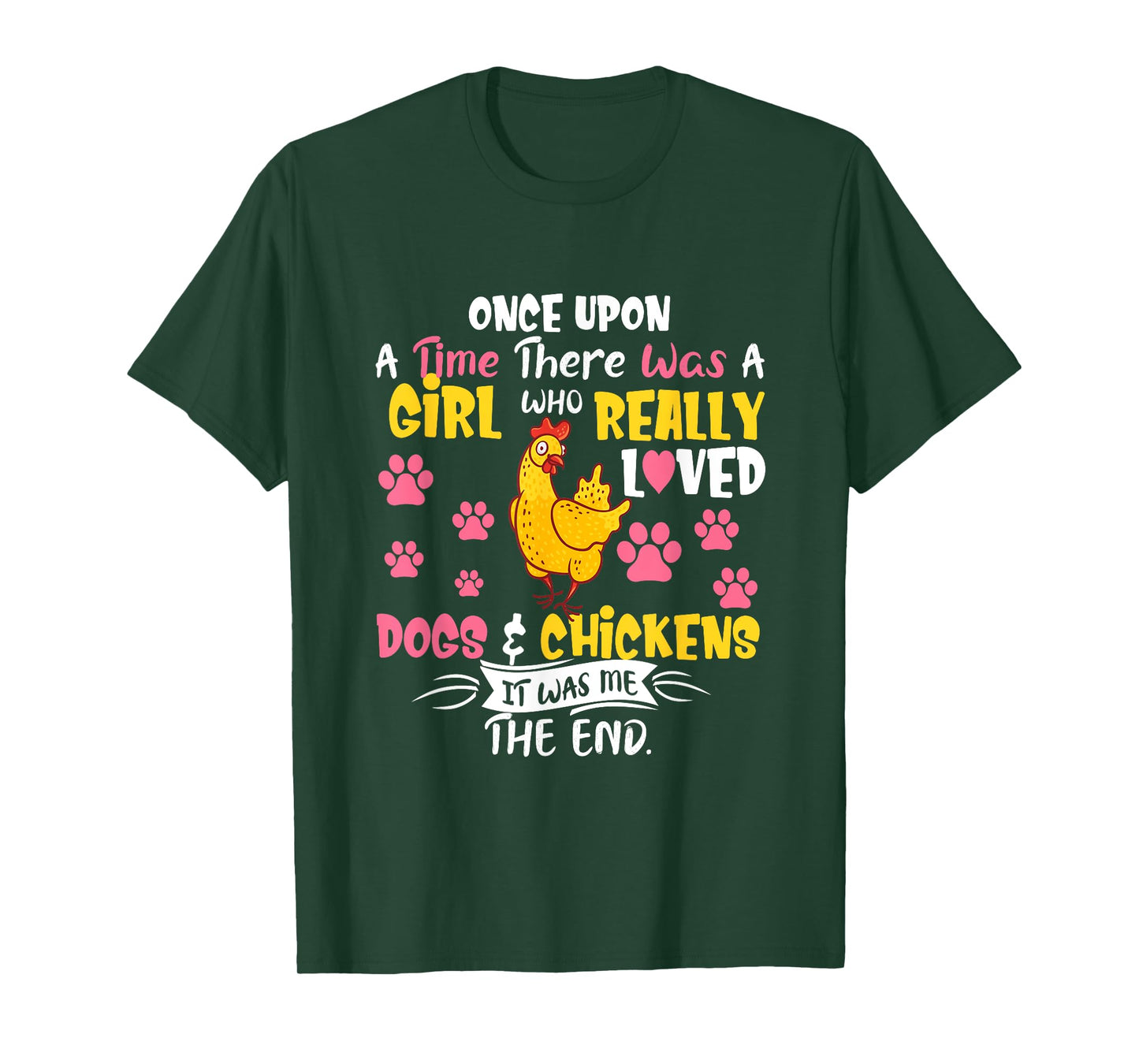 Funny Chicken Dog Lover for Women Girls Farmer T-Shirt