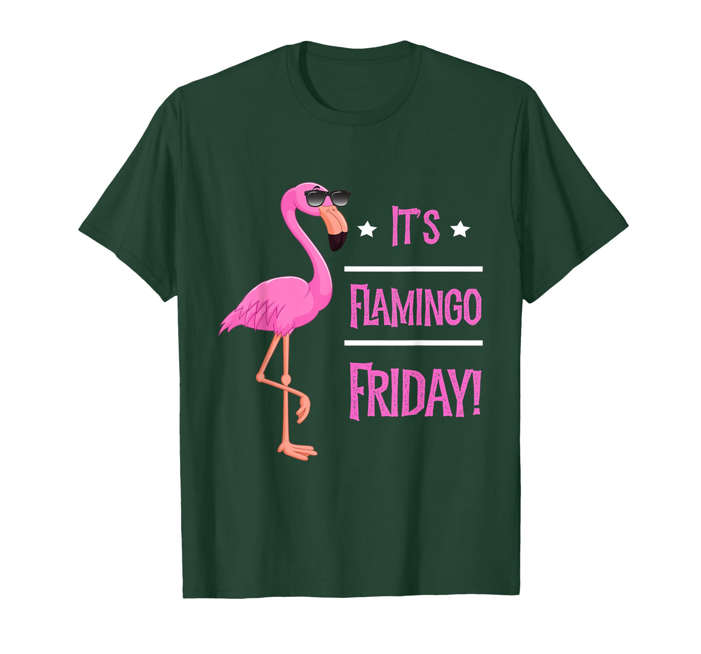 Flamingo It’s Flamingo Friday Birds Wearing Glasses T-Shirt