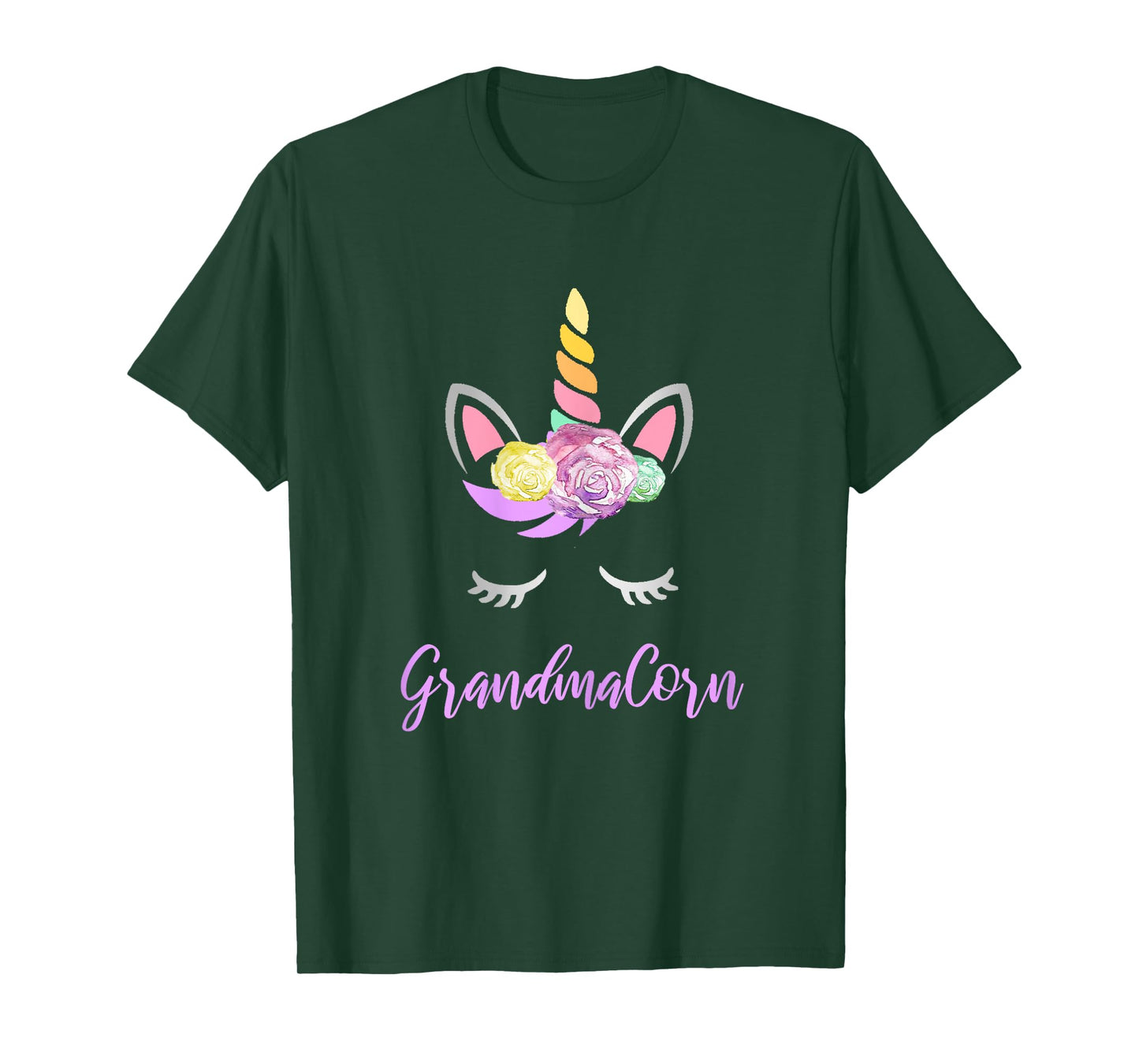Grandmacorn Unicorn Grandma of the Birthday Girl T-Shirt
