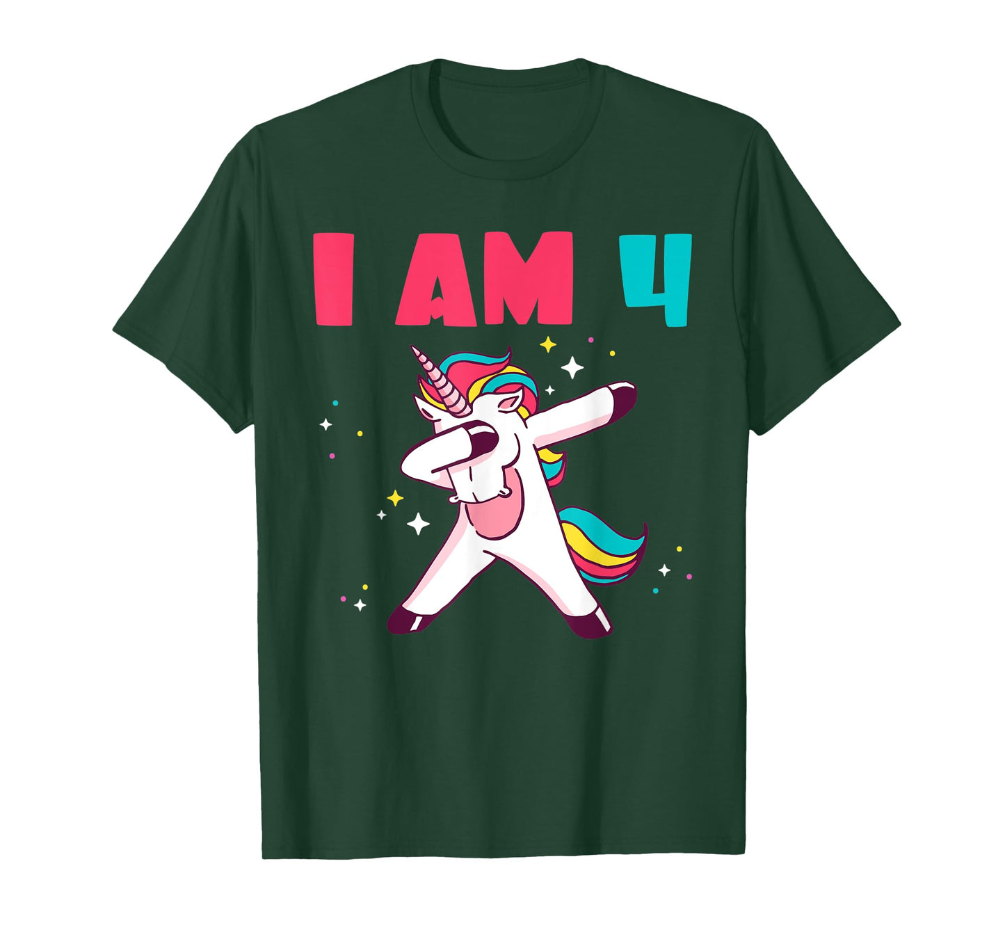 I am 4 Years Magical Unicorn T-Shirt
