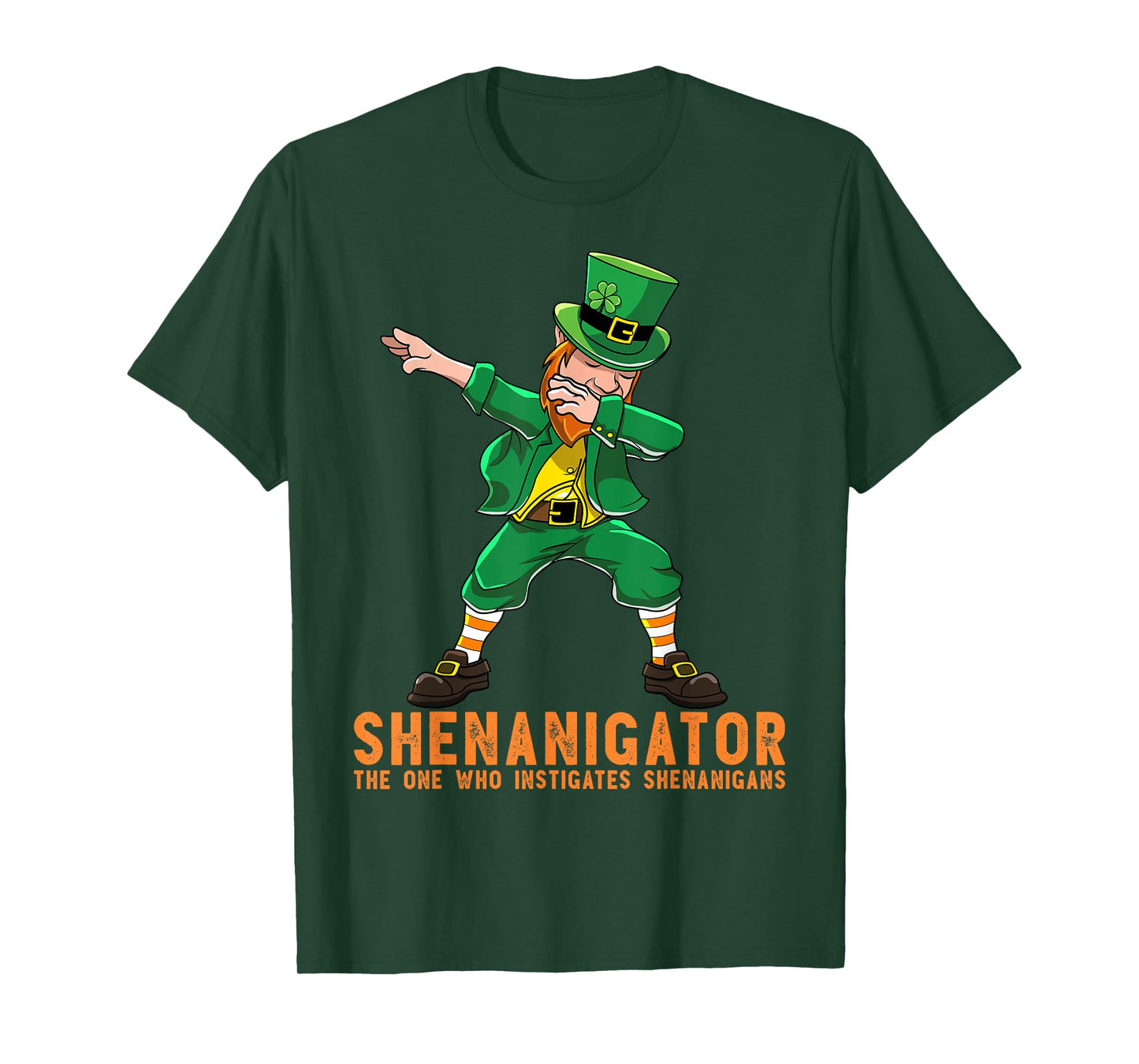 Shenanigator Dabbing Leprechaun Shenanigans St Patricks Day T-Shirt