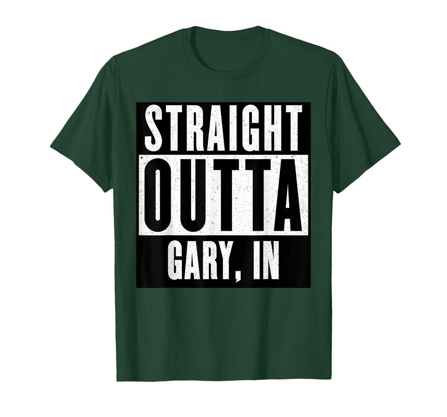 Straight Outta INDIANA Tshirt GARY INDIANA Home Tee T-Shirt
