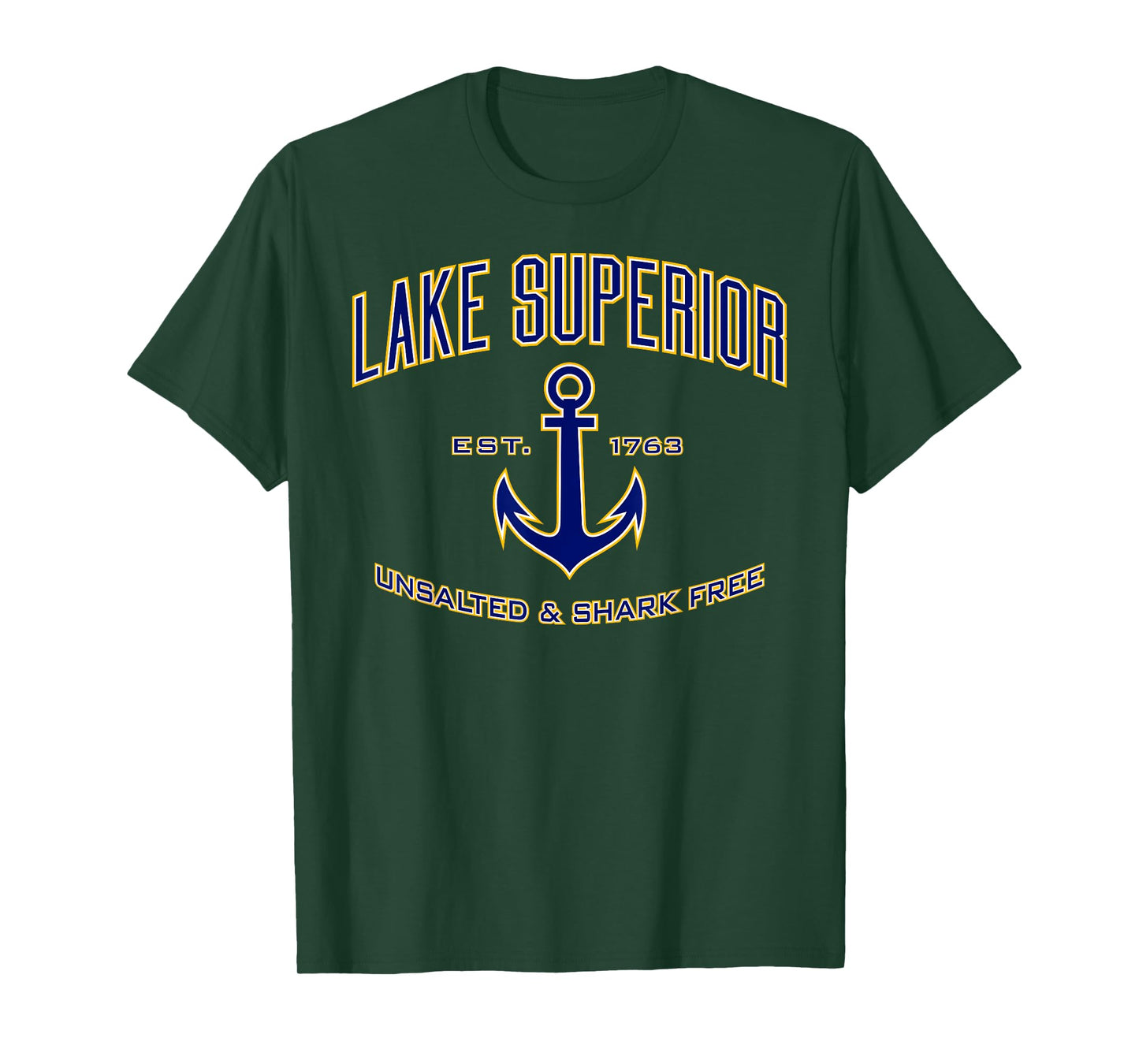 Lake Superior Unsalted & Shark Free T-Shirt T-Shirt