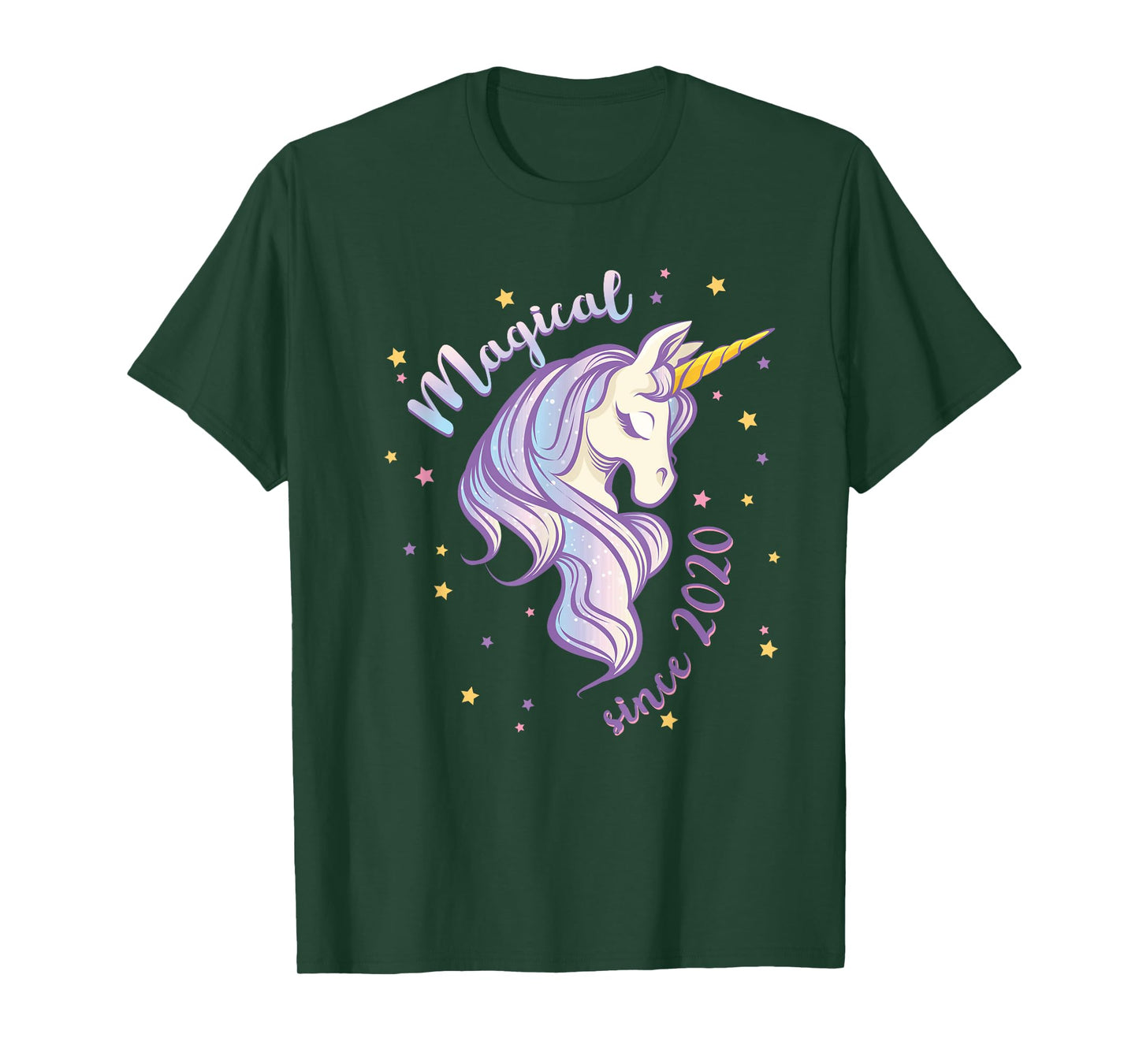 Unicorn Magical Since 2020 2nd Birthday T-Shirt