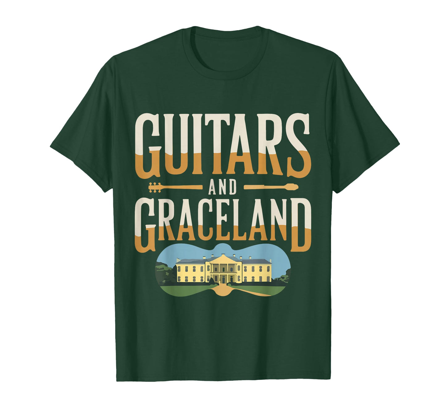 Memphis Guitar Graceland of Tennessee T-Shirt