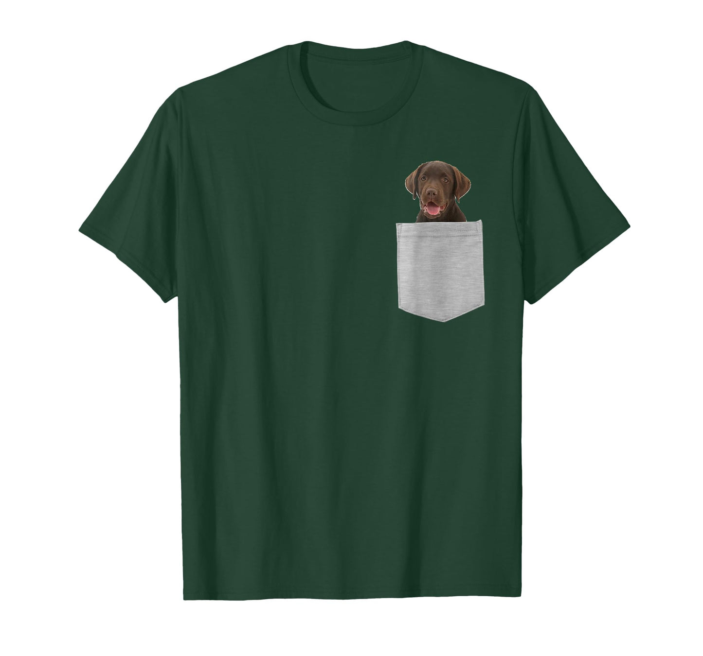 Dog in Your Pocket Chocolate Lab, Labrador T-Shirt