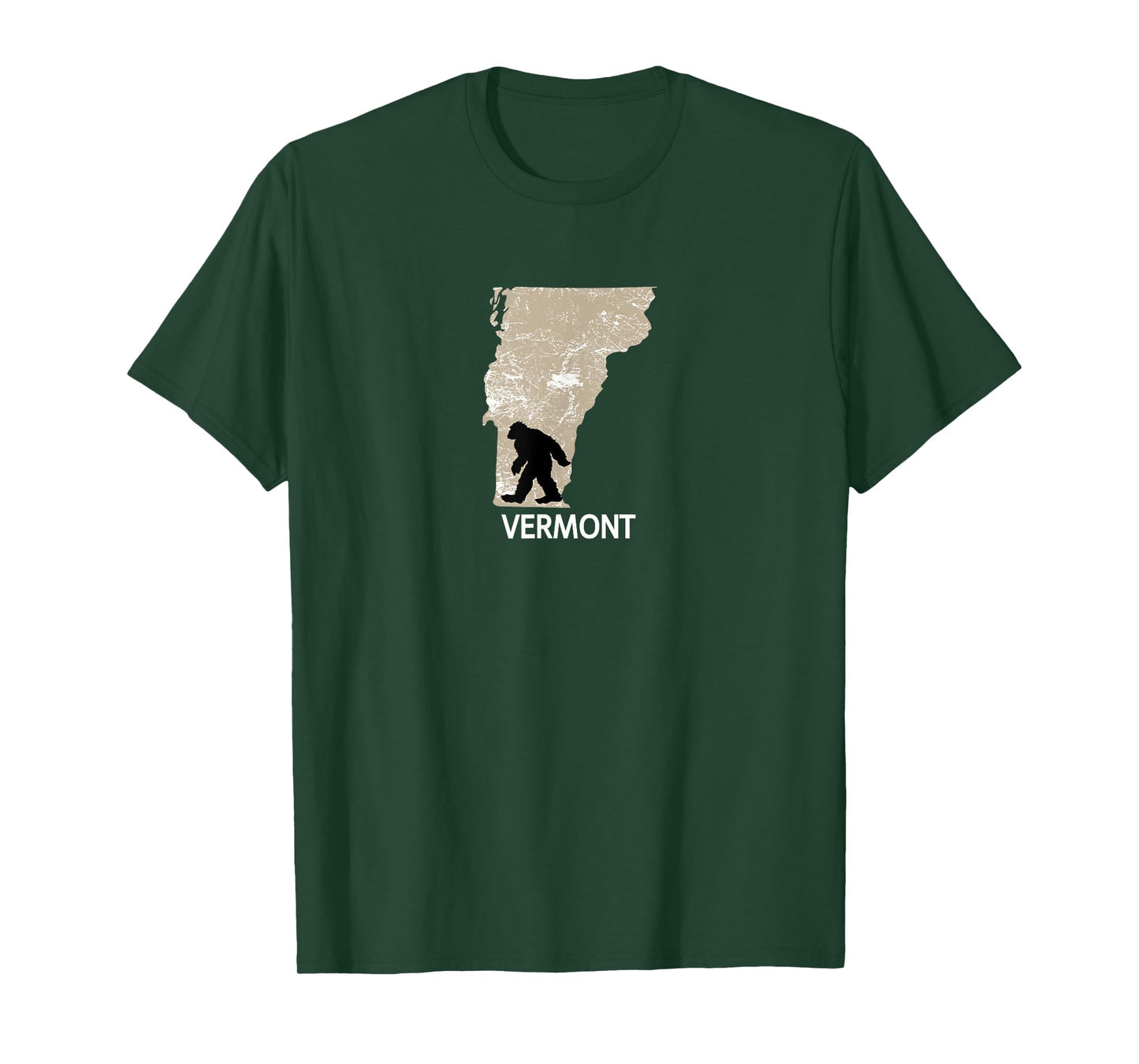Funny Bigfoot I Believe Loves Vermont VT Sasquatch T-Shirt