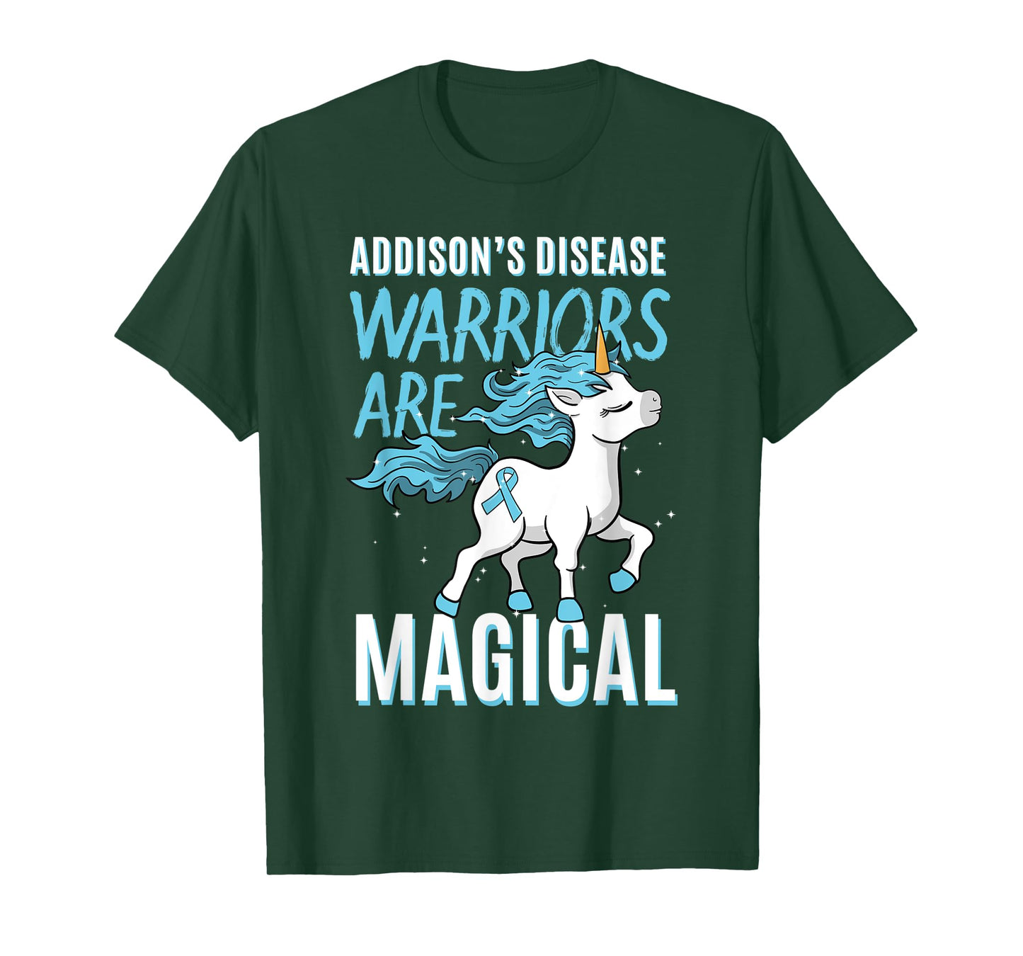 Addison's Disease Warrior Hypocortisolism Unicorn Lover T-Shirt
