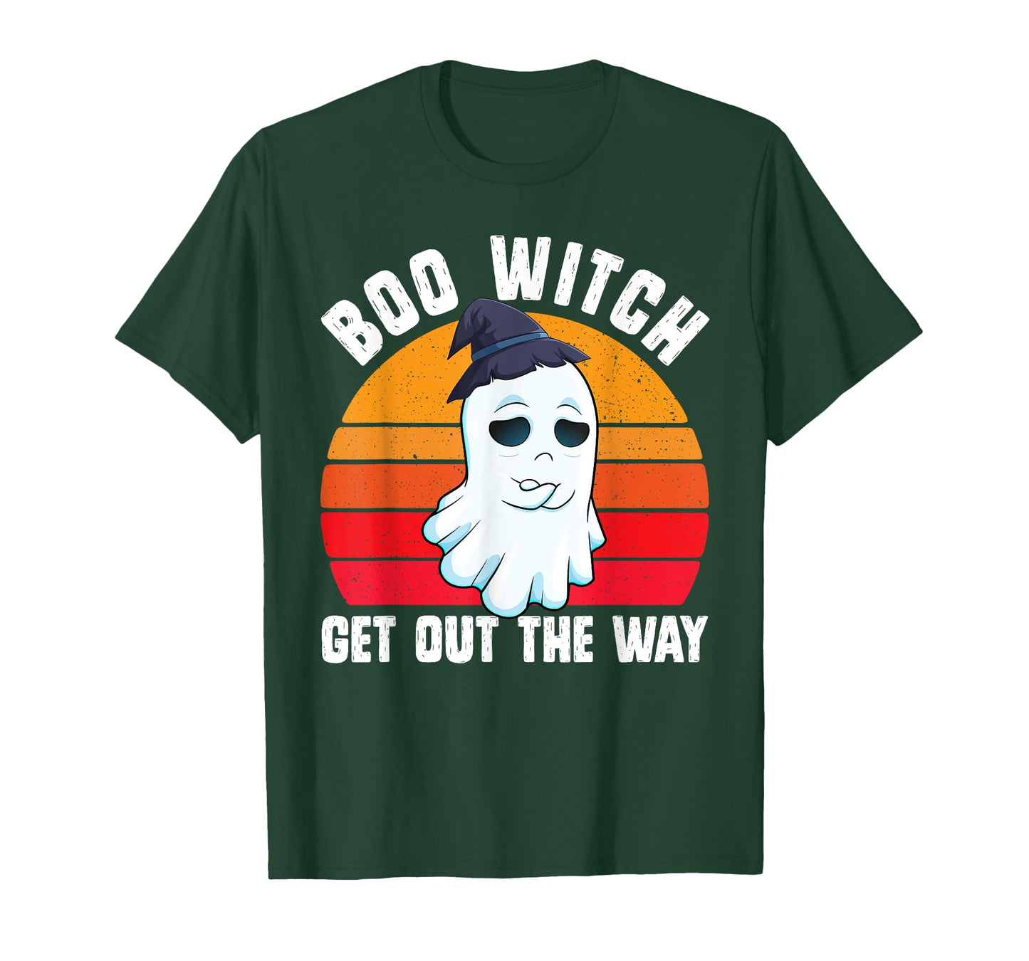 Boo Witch Get Out The Way Funny Halloween Costume Pun T-Shirt