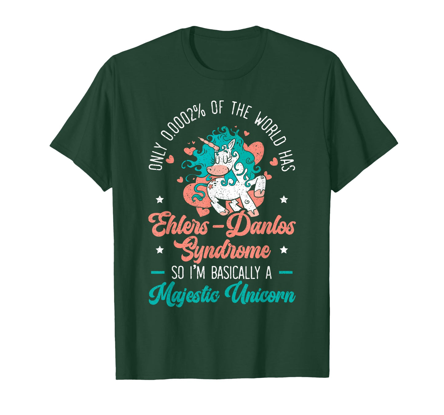 Unicorn Lover Ehlers-Danlos EDS and HSD Awareness Month T-Shirt