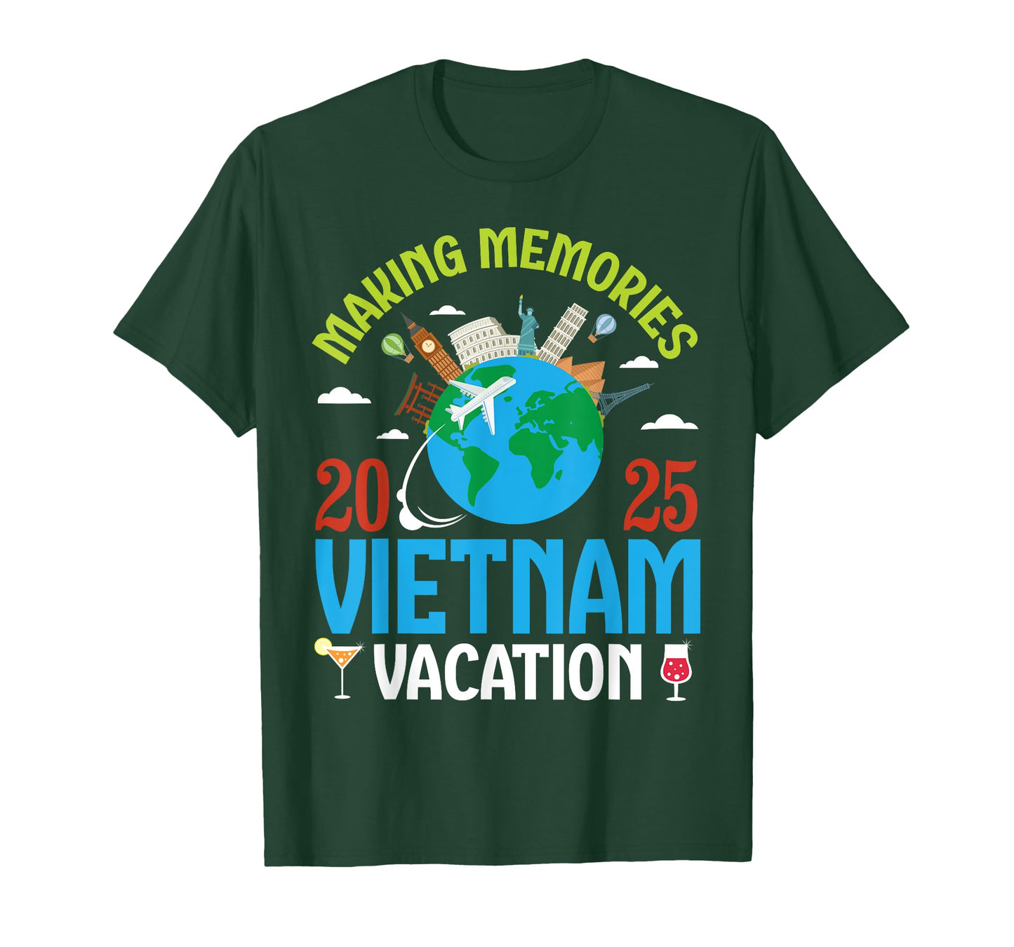 Making Memories Vietnam Vacation 2025 Travel Couple Family T-Shirt