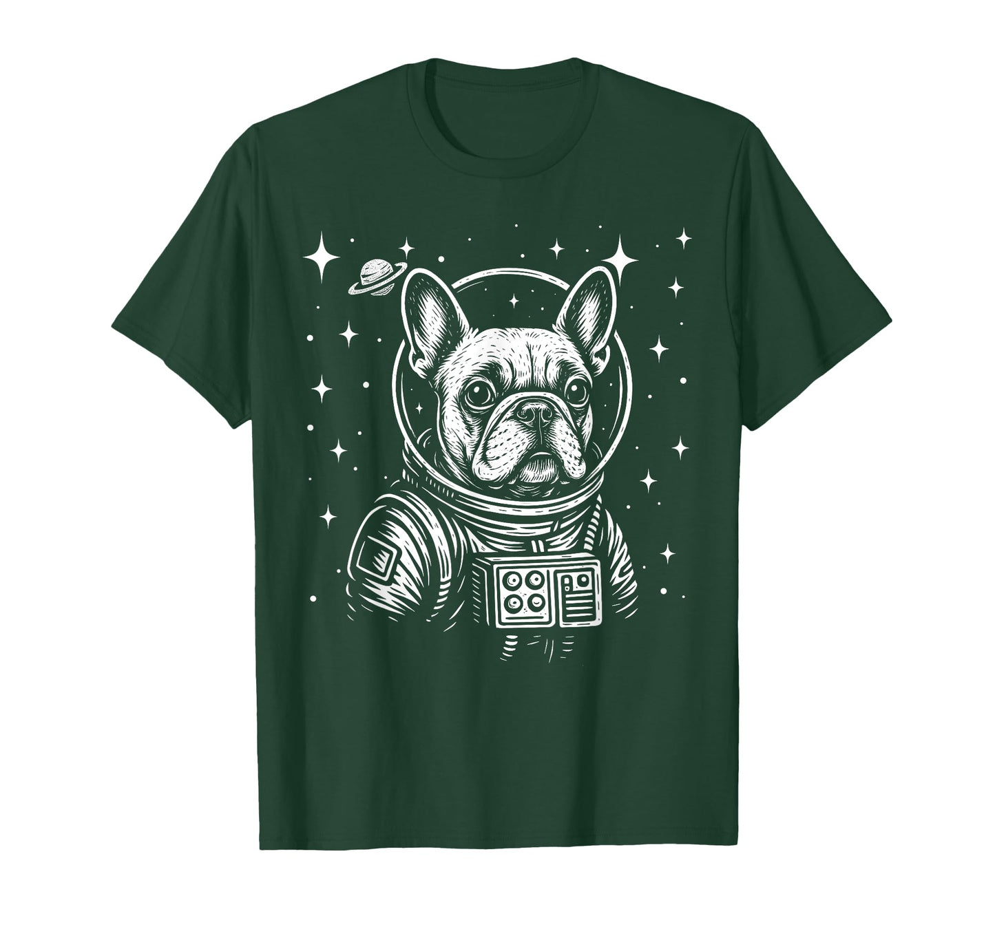 Astronaut French Bulldog Space Galaxy Dog Lovers T-Shirt