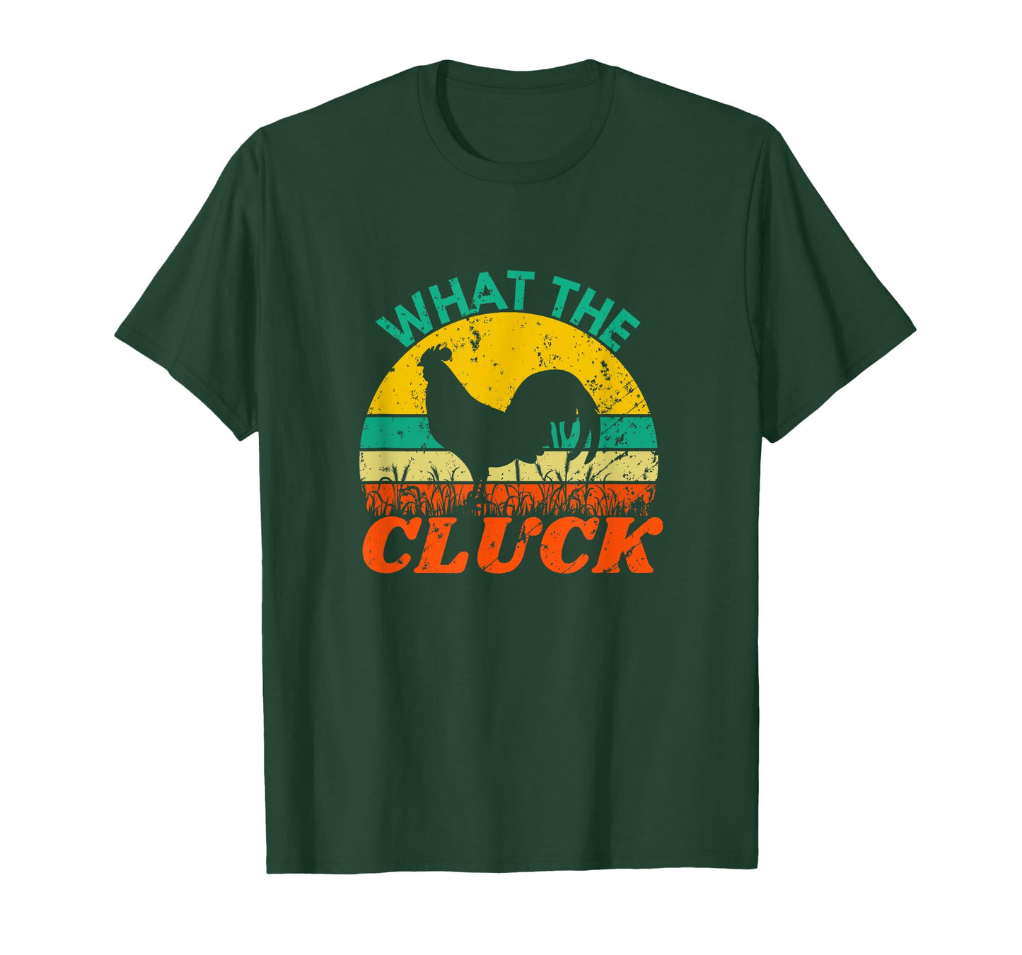 Funny Chicken Shirts | What the Cluck | Retro Vintage Style T-Shirt