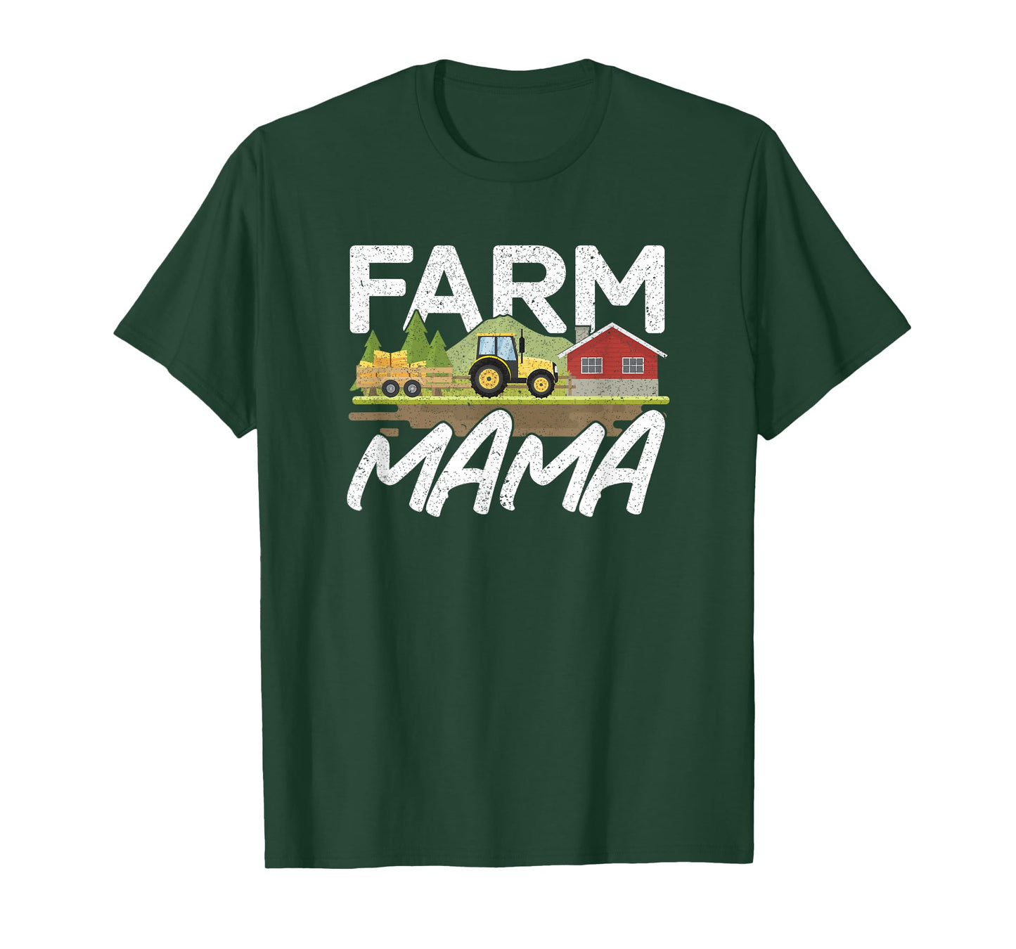 Farm Mama | Mommy Farm Lover Mama Funny Farmer Mother's Day T-Shirt