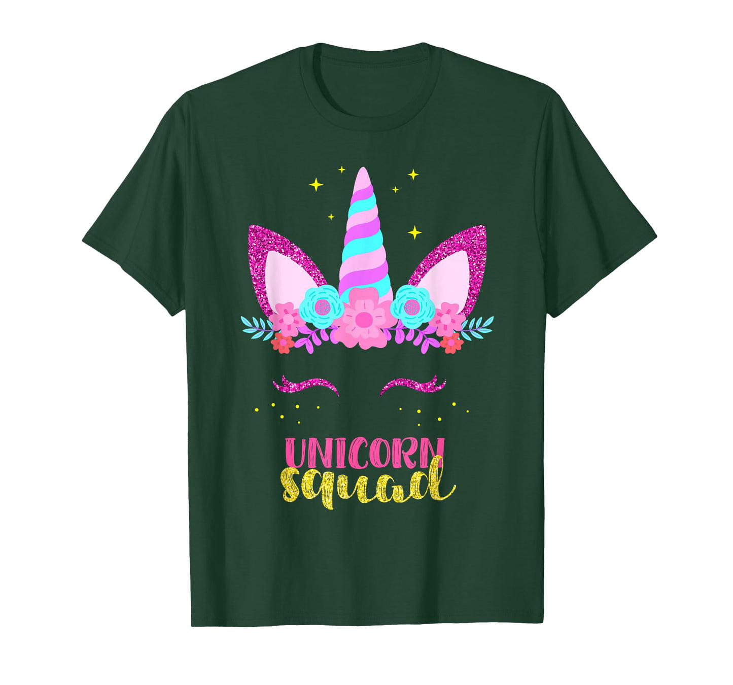 Unicorn Squad, Cute Fantasy Family Matching Tee for Parties T-Shirt