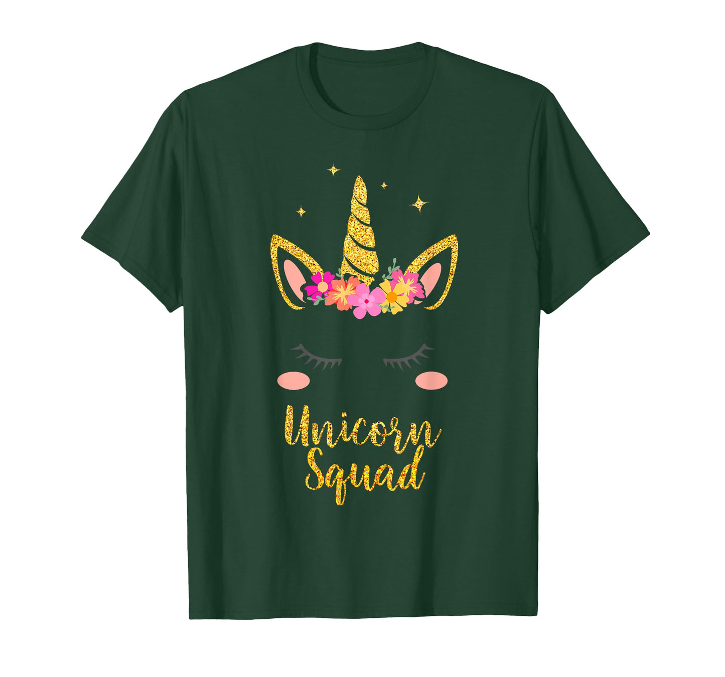 Unicorn Squad Tee, Cute Fantasy Design For Girls and Women T-Shirt