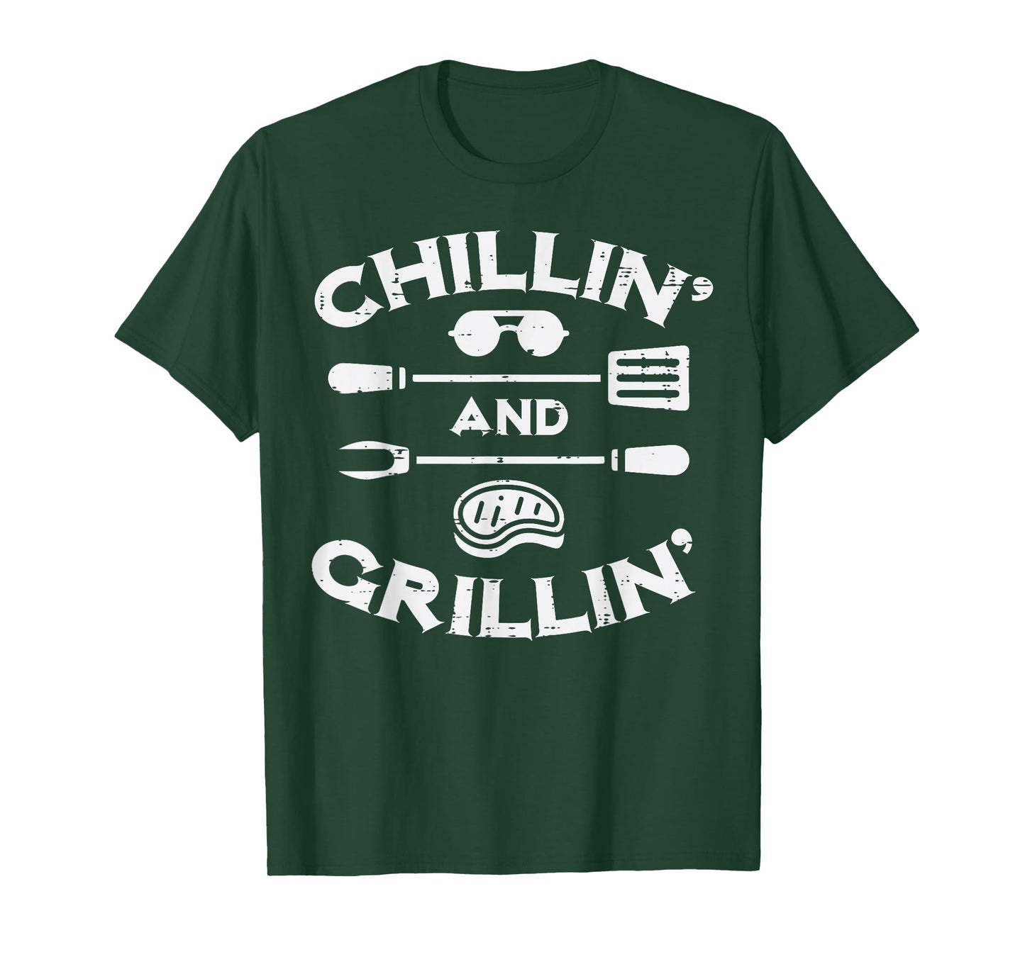 Bbq Chillin And Grillin Barbecue Pit Men Women Kids T-Shirt