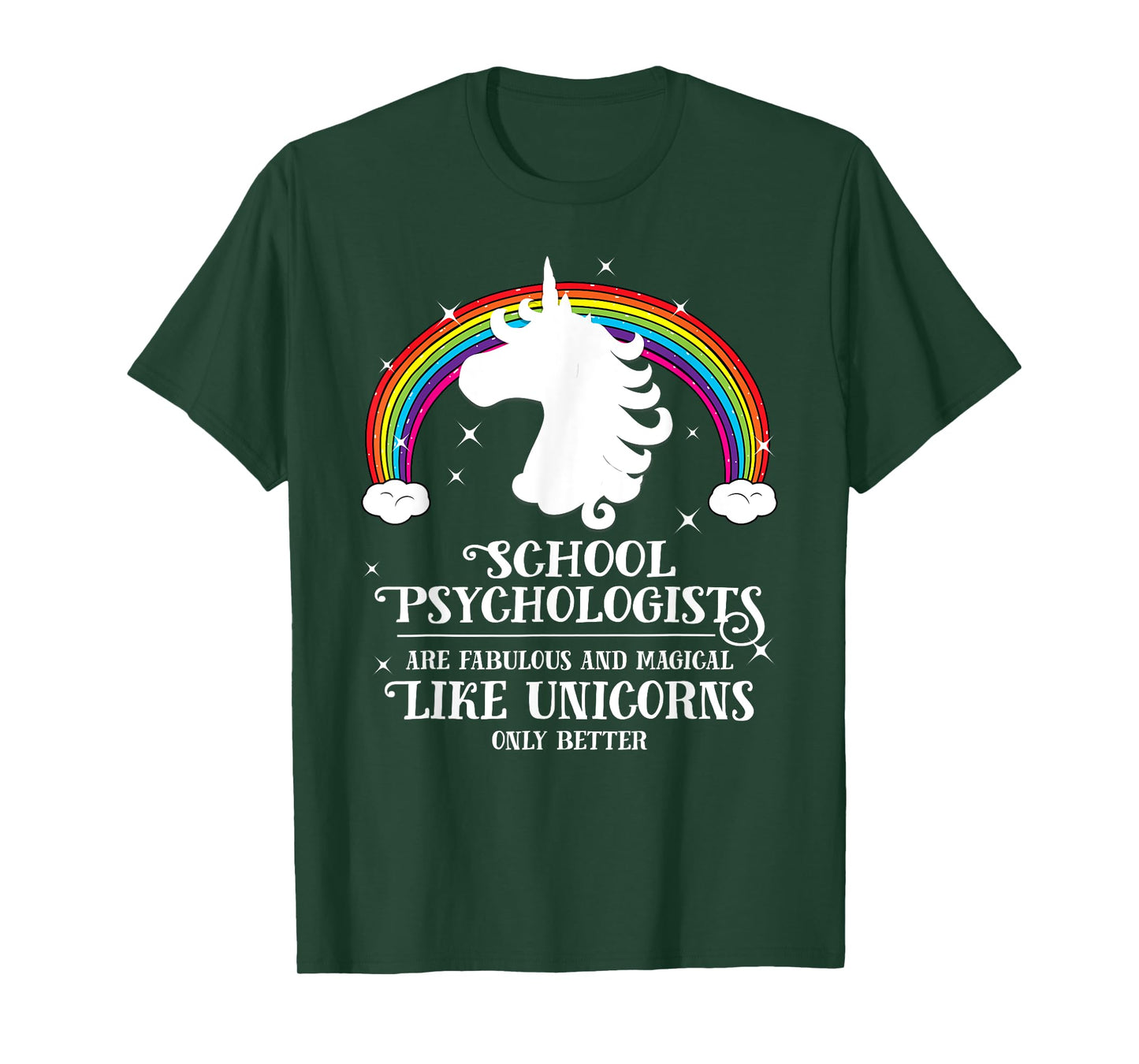 School Psychologists Magical Like Unicorns Funny Tshirt Gift T-Shirt