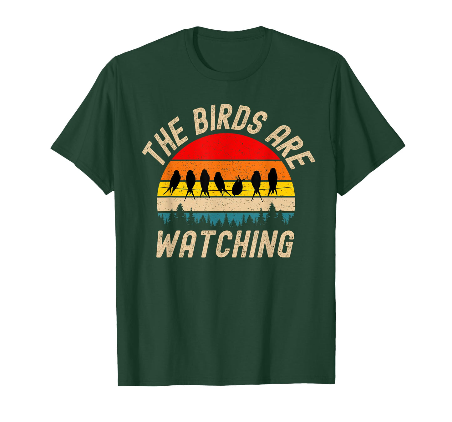 The Birds Are Watching Wake Up America Birds Aren't Real T-Shirt