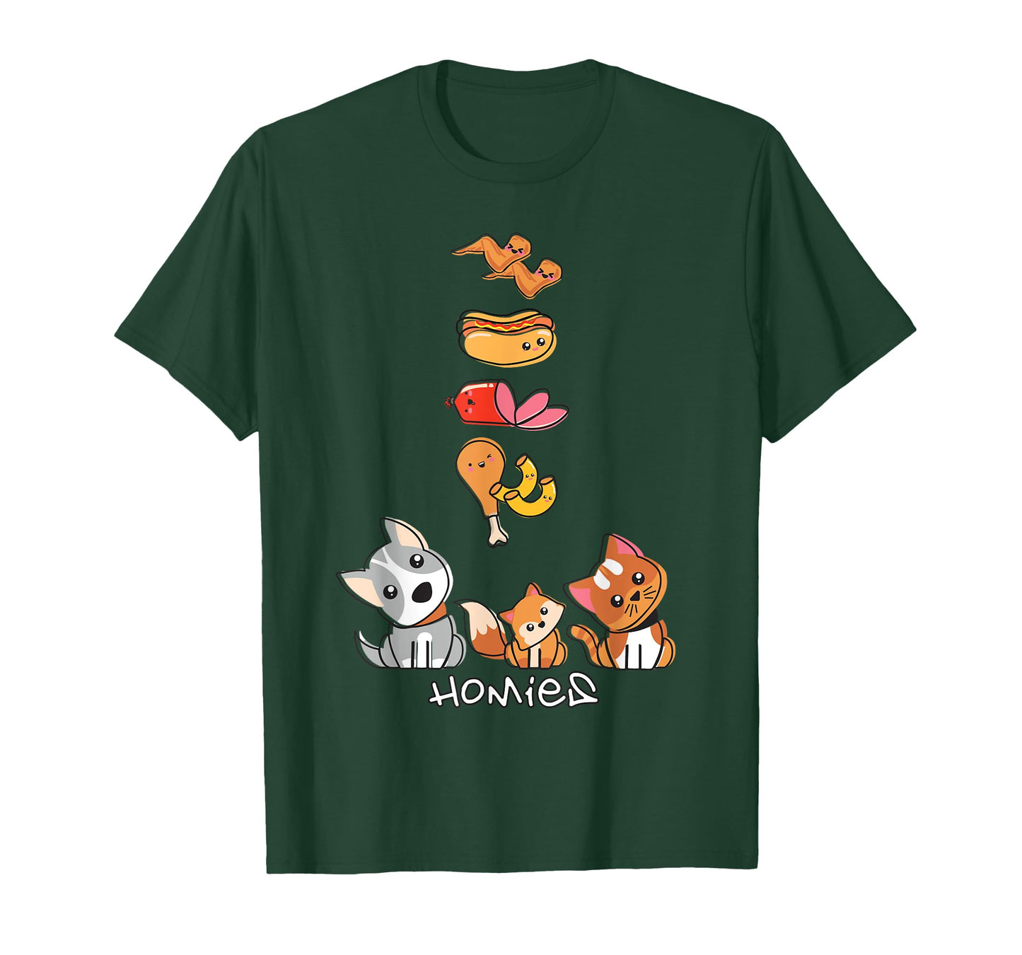 Chicken Wing, Chicken Wing, Hot Dog & Bologna T-Shirt for Men Women Girls Kids