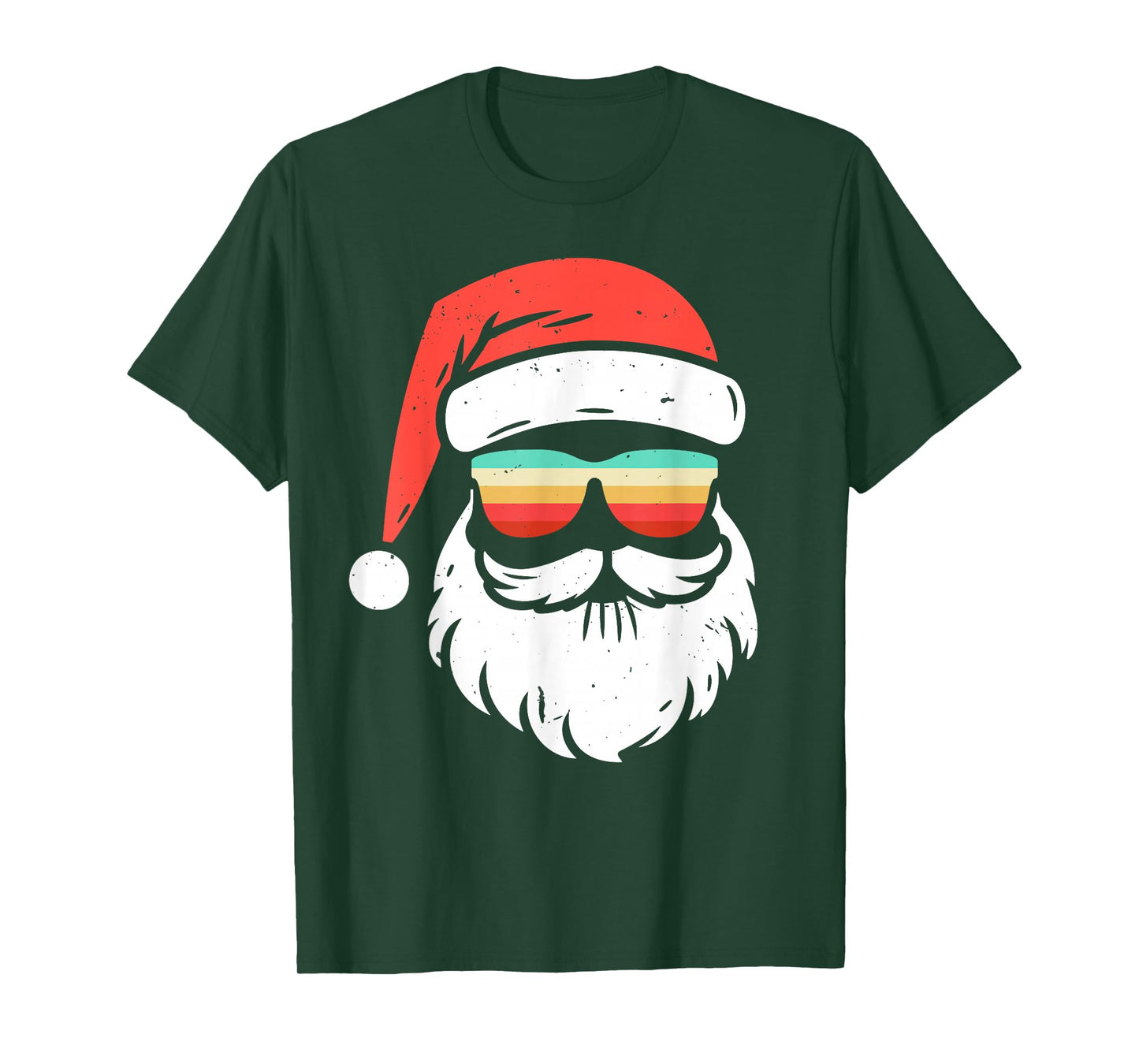 Xmas In July Sunglasses Santa Face Summer Christmas In June T-Shirt
