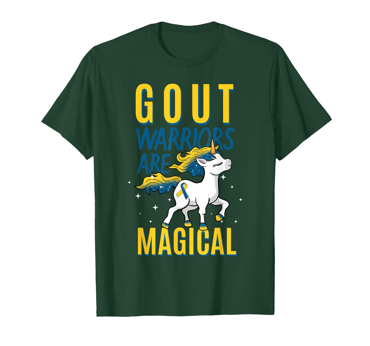 Gout Warrior Awareness Ribbon Warrior Arthritis Podagra T-Shirt