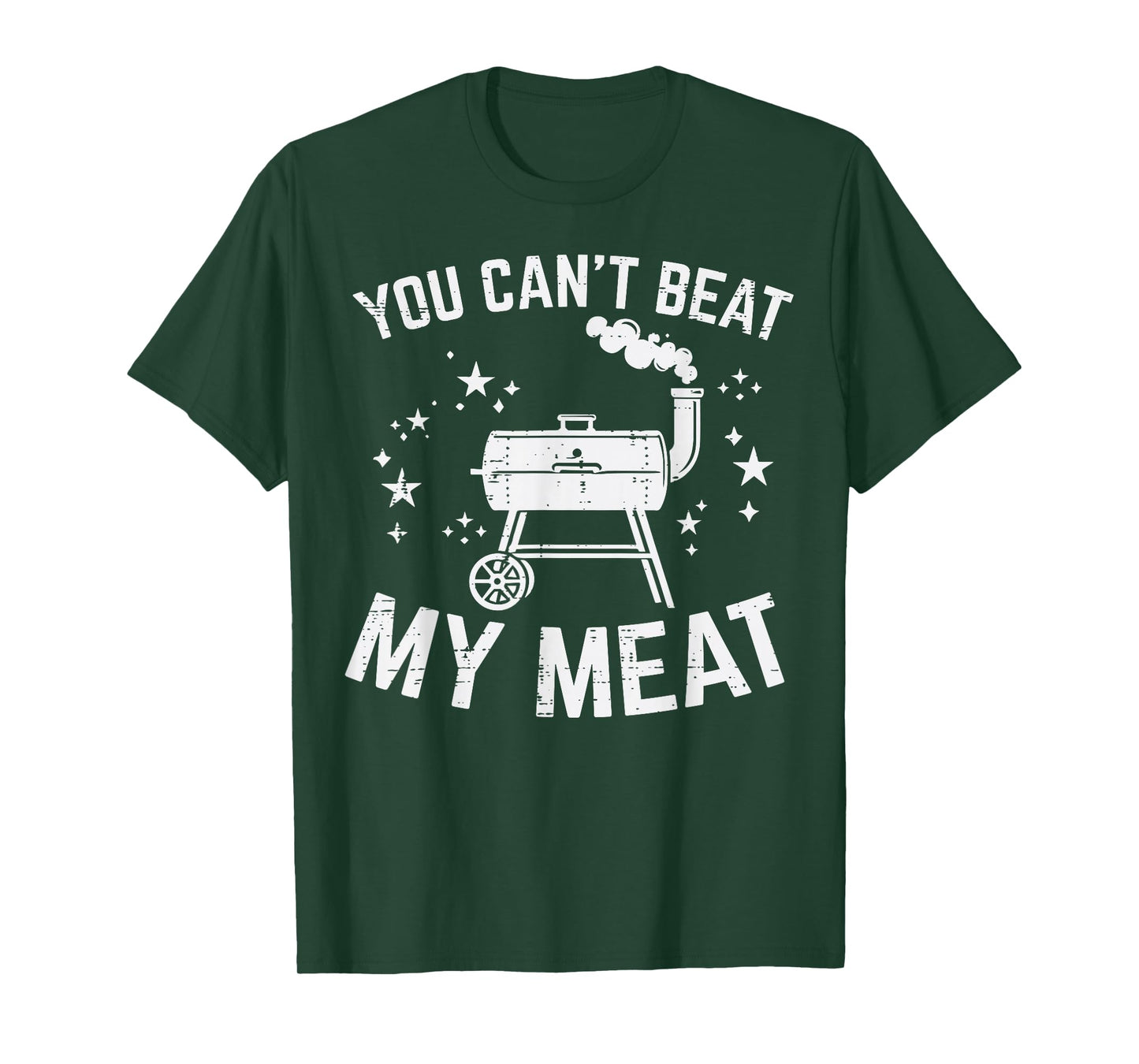 Bbq You Cant Beat My Meat Funny Barbecue Pun Dad Men Women T-Shirt