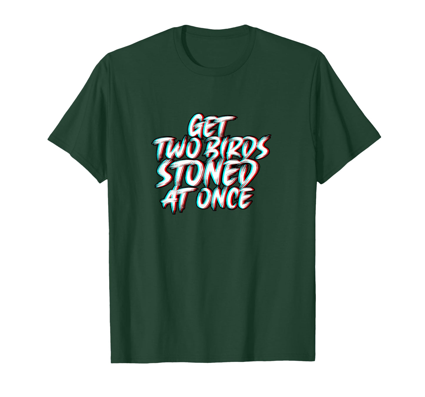 Two Birds Stoned Funny Trailer Park Weed T-Shirt