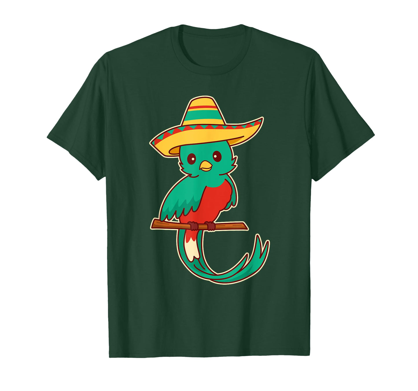 Guatemala Quetzal Bird With Sombrero - Quetzals T-Shirt