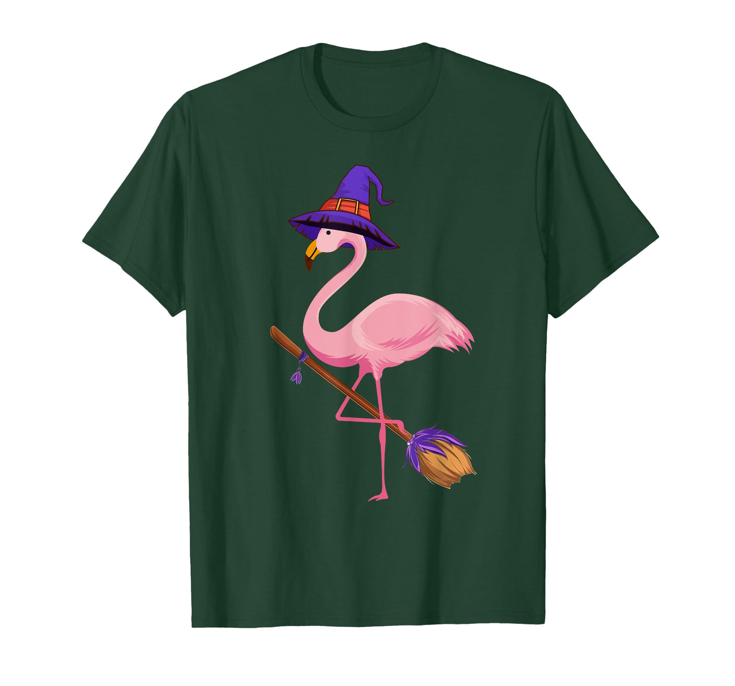 Halloween Flamingo Funny Flamingo Lover Witch Has Halloween T-Shirt