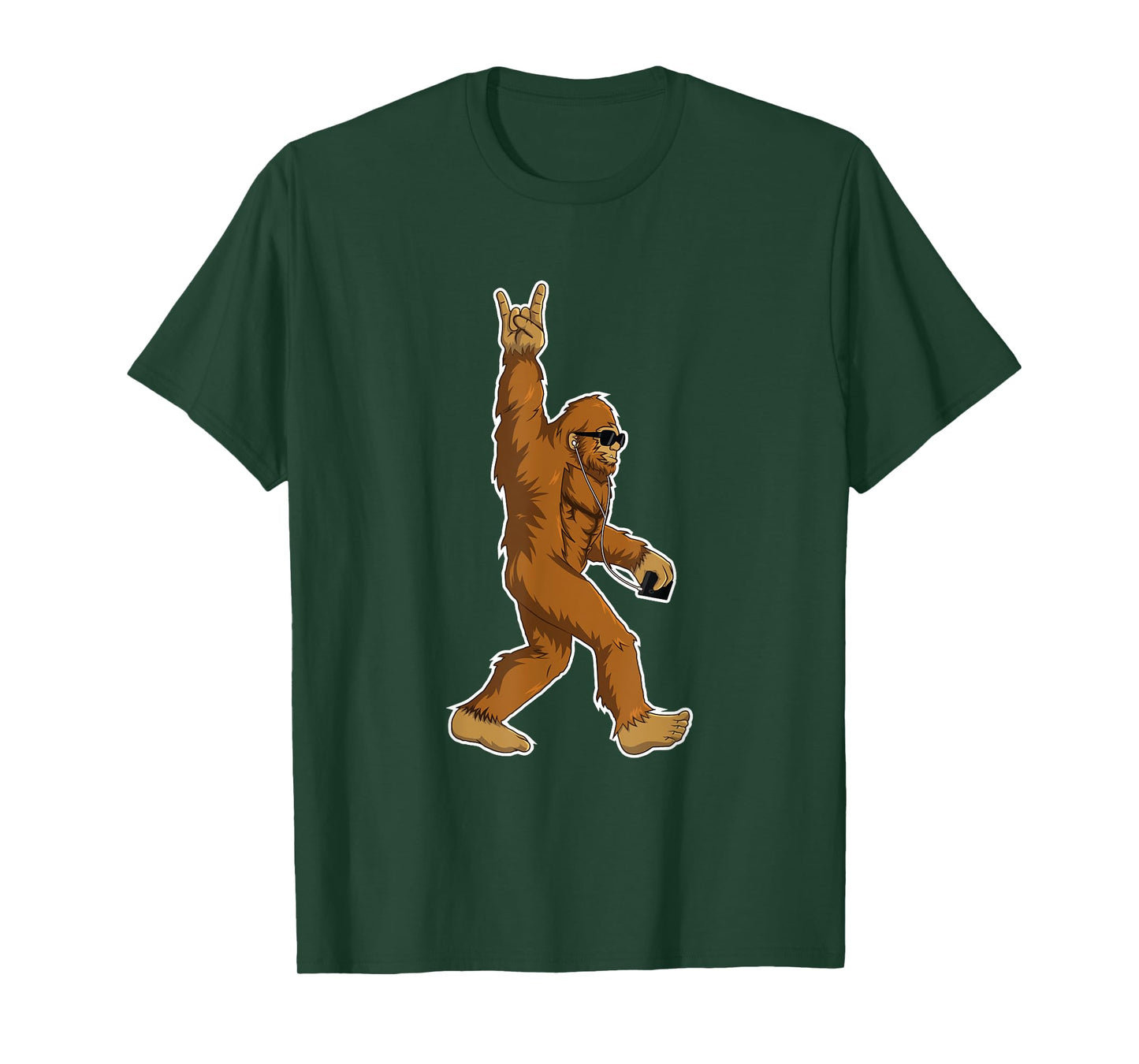 Bigfoot Rock and Roll Gift T-Shirt