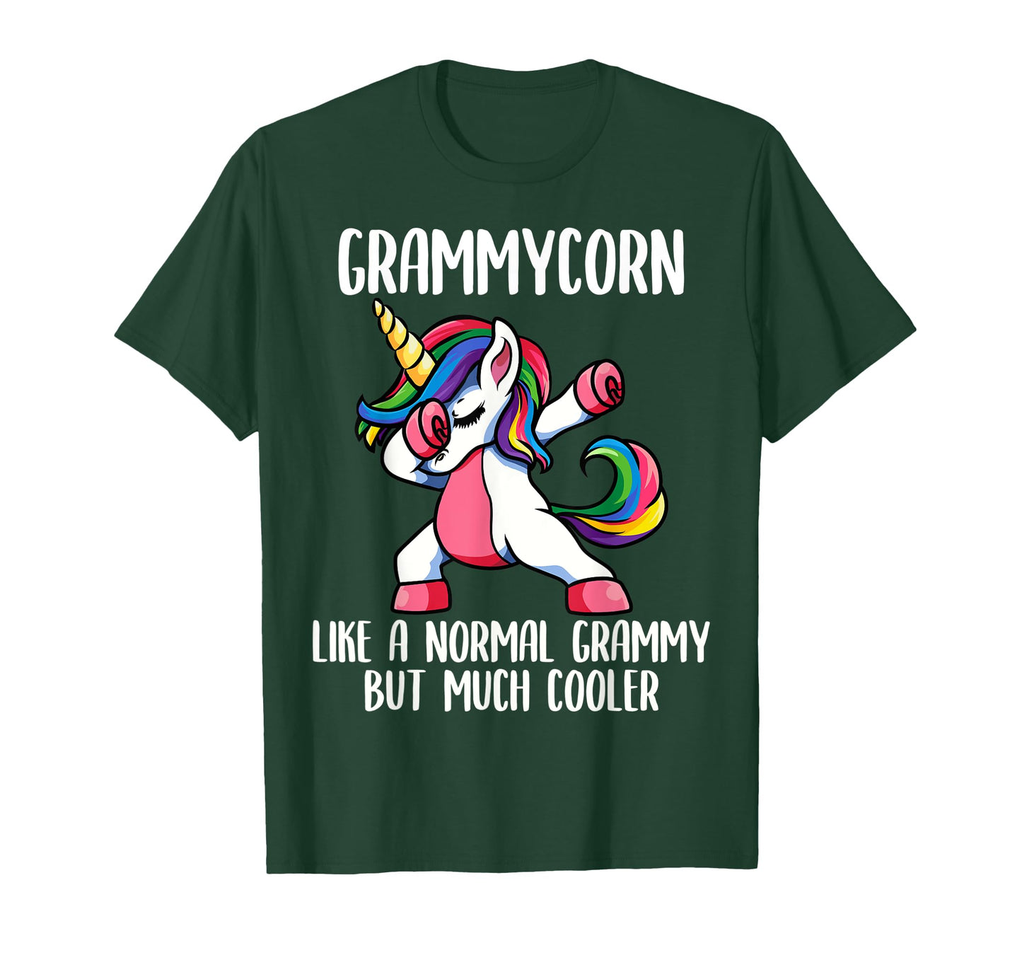 Unicorn Grammy Girl Birthday Party Apparel, GrammyCorn Cute T-Shirt