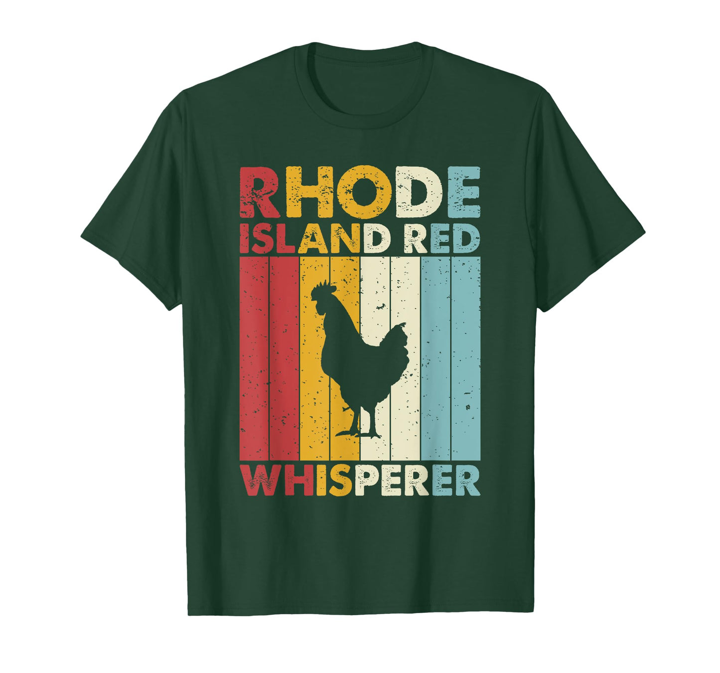 Chicken Dad Mom Whisperer - Farmer Vintage Rhode Island Red T-Shirt