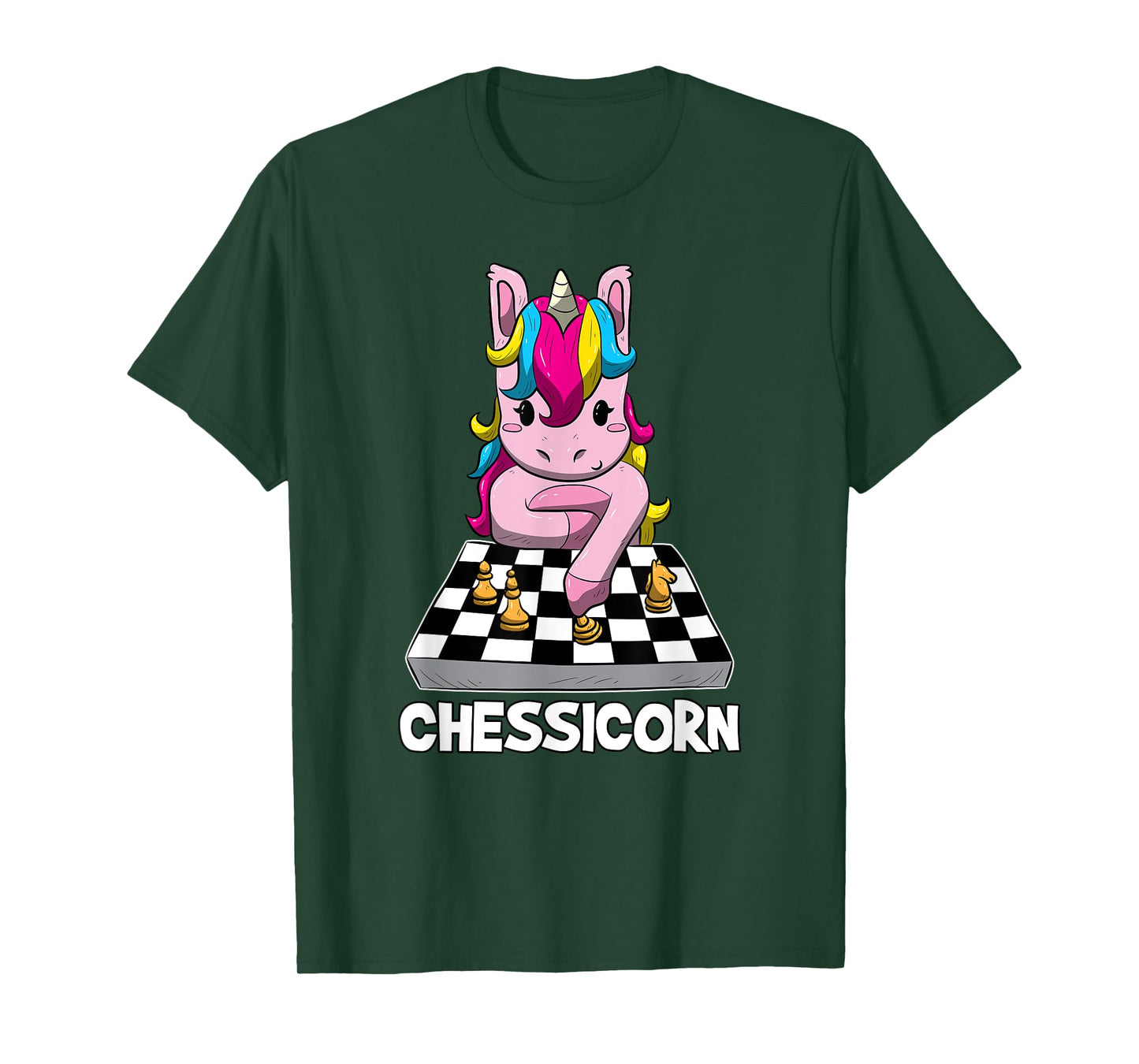 Chessicorn Funny Unicorn Plays Chess Gift T-Shirt