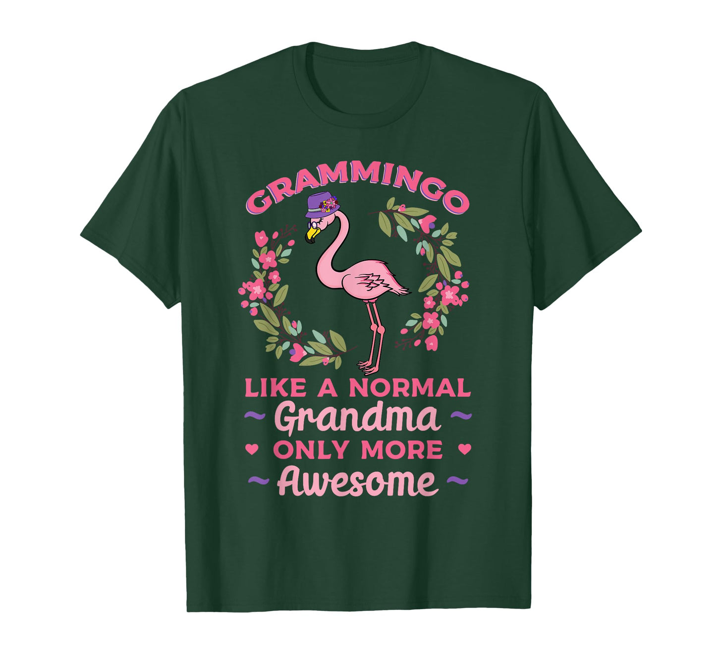 Grammingo Like A Normal Grandma Only More Awesome Grandmom T-Shirt